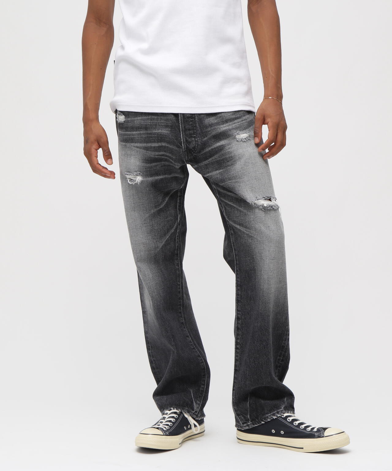 TFQP》DENIM PANTS BLACK USED | AVIREX（アヴィレックス） ｜【公式