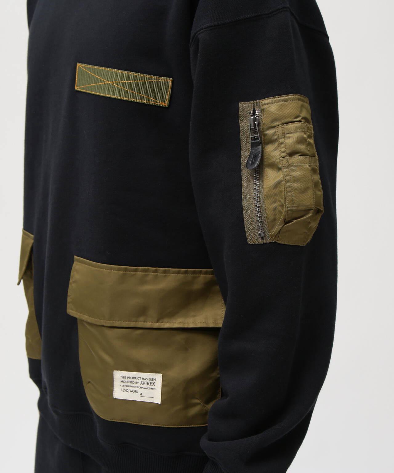 《WEB&DEPOT限定》TACTICAL CREWNECK SWEAT