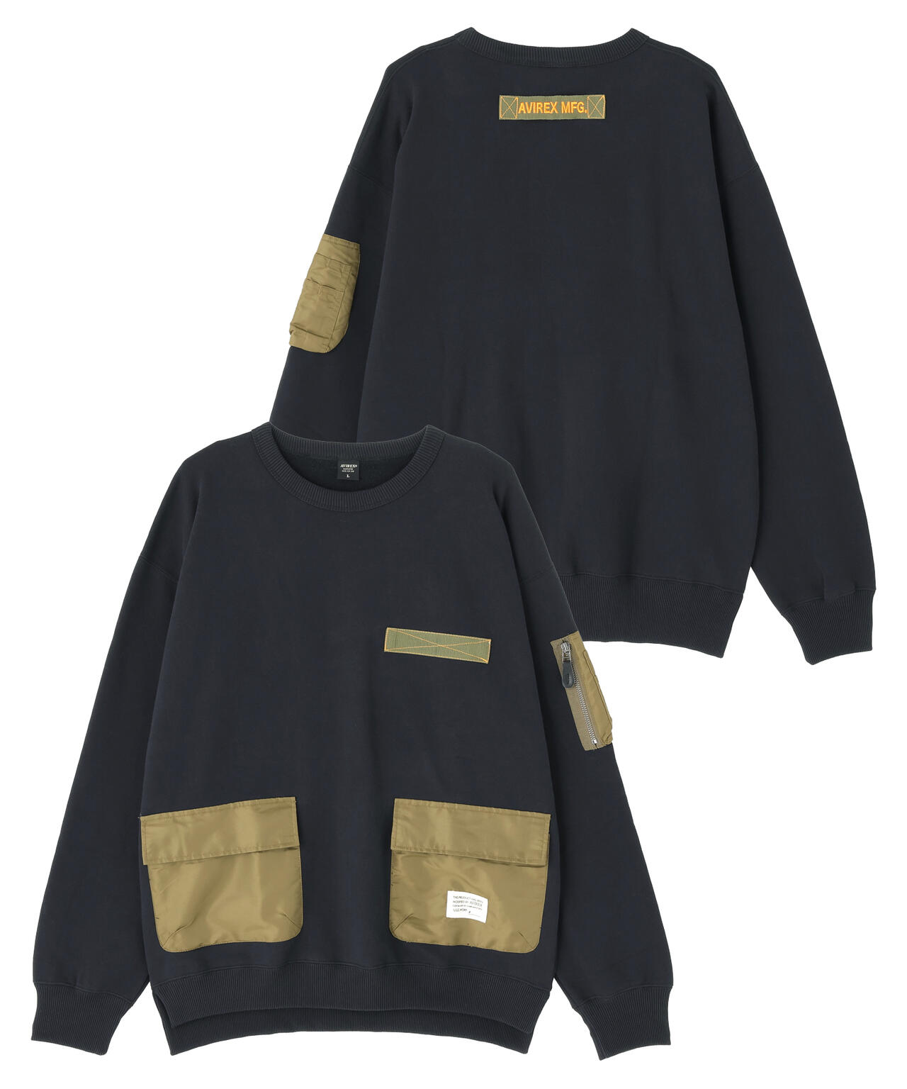 《WEB&DEPOT限定》TACTICAL CREWNECK SWEAT