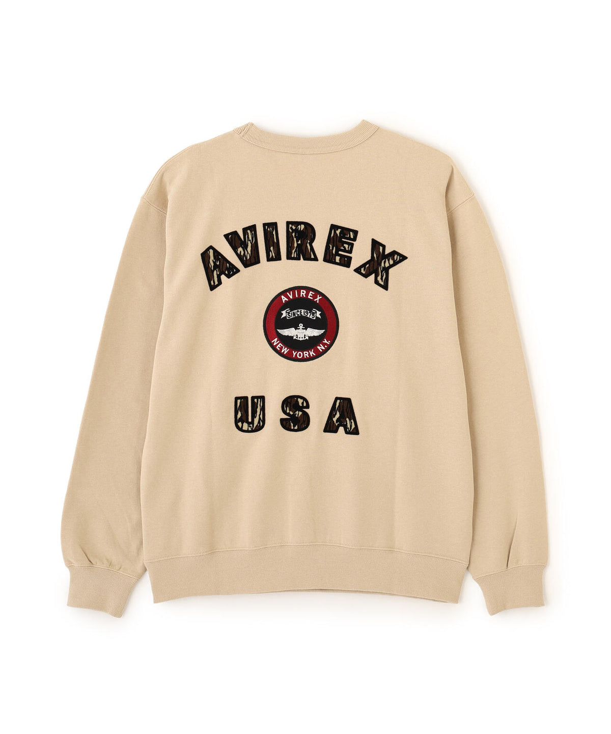 《WEB&DEPOT限定》CAMOUFLAGE LOGO CREW SWEAT