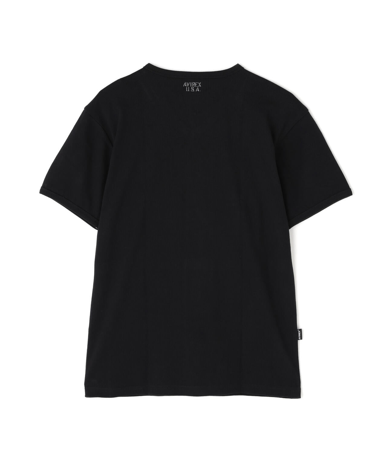 《DAILY/デイリー》RIB S/S V-NECK T-SHIRT/リブ 半袖 ブイネック Tシャツ  デイリーウェア