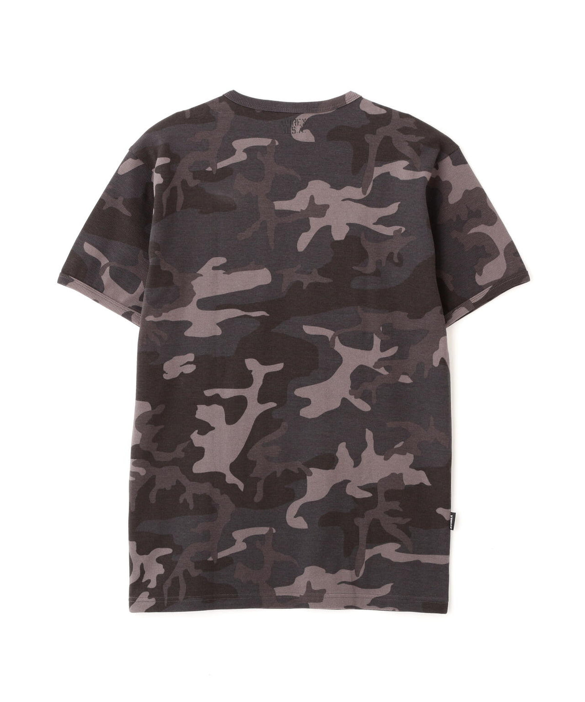 《DAILY/デイリー》RIB SHORT SLEEVE CREW NECK T-SHIRT ”CAMOUFLAGE”