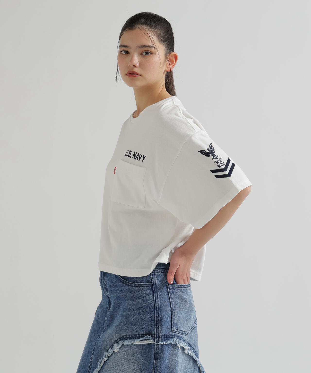 NAVAL POCKET SHORT T-SHIRT/ネイバルポケット ショートティーシャツ