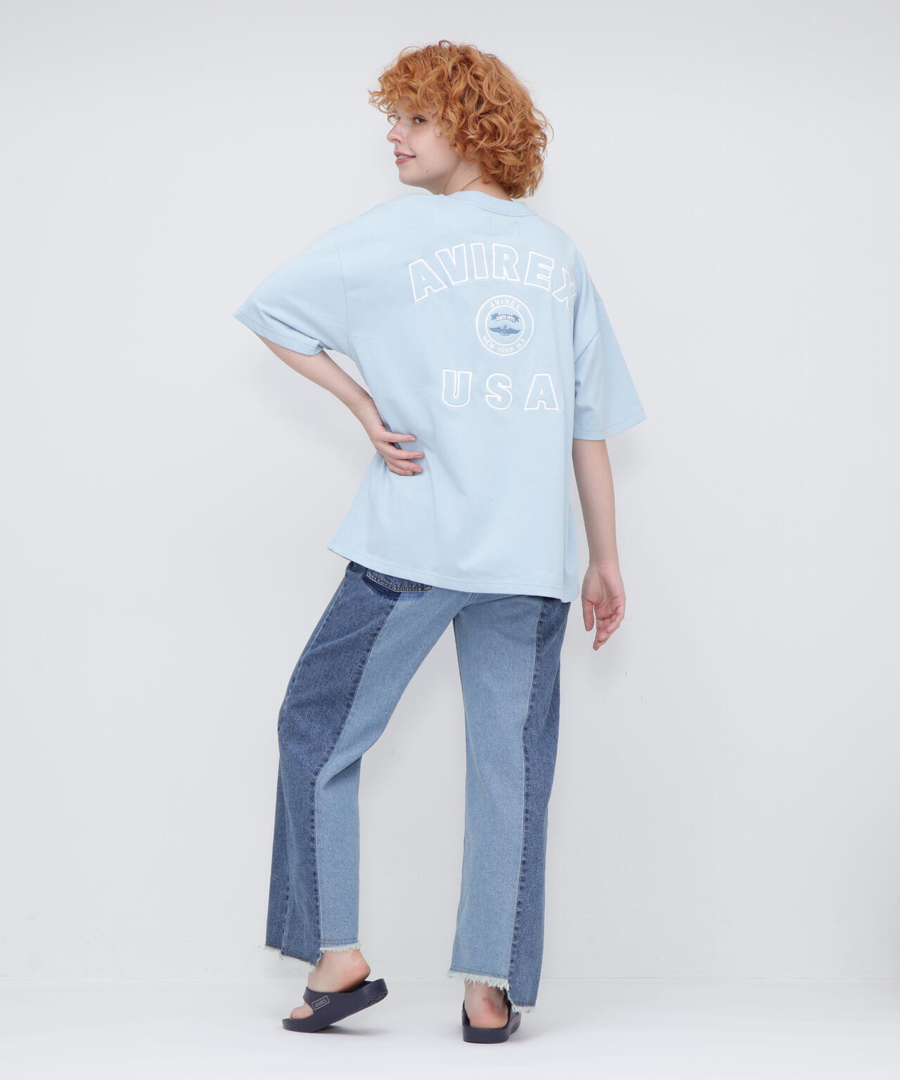 L-VARSITY LOGO T-SHIRT/バーシティーロゴティーシャツ | AVIREX