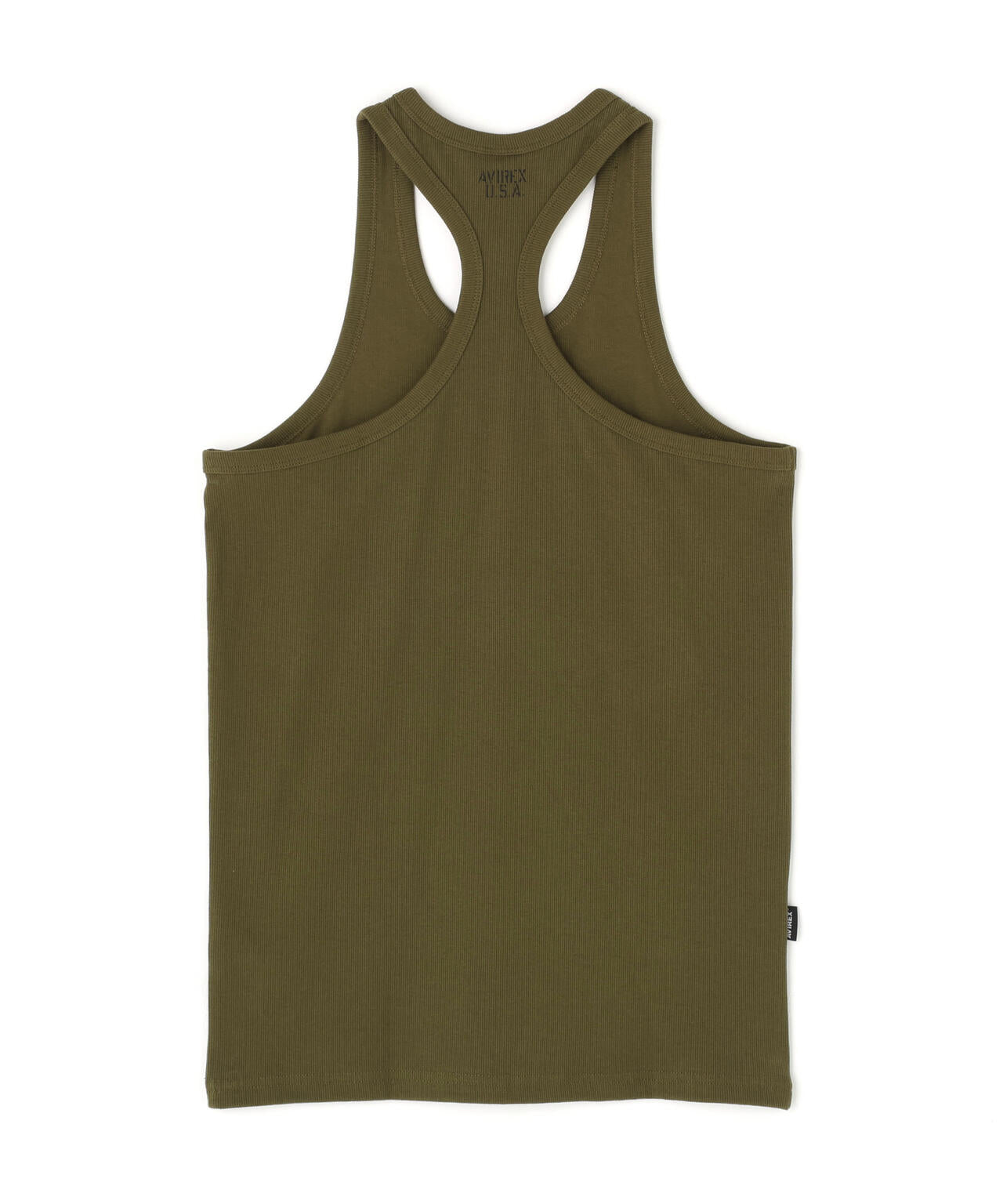 DAILY/デイリー》RIB TANK TOP BACK CROSS/リブ タンクトップ バック