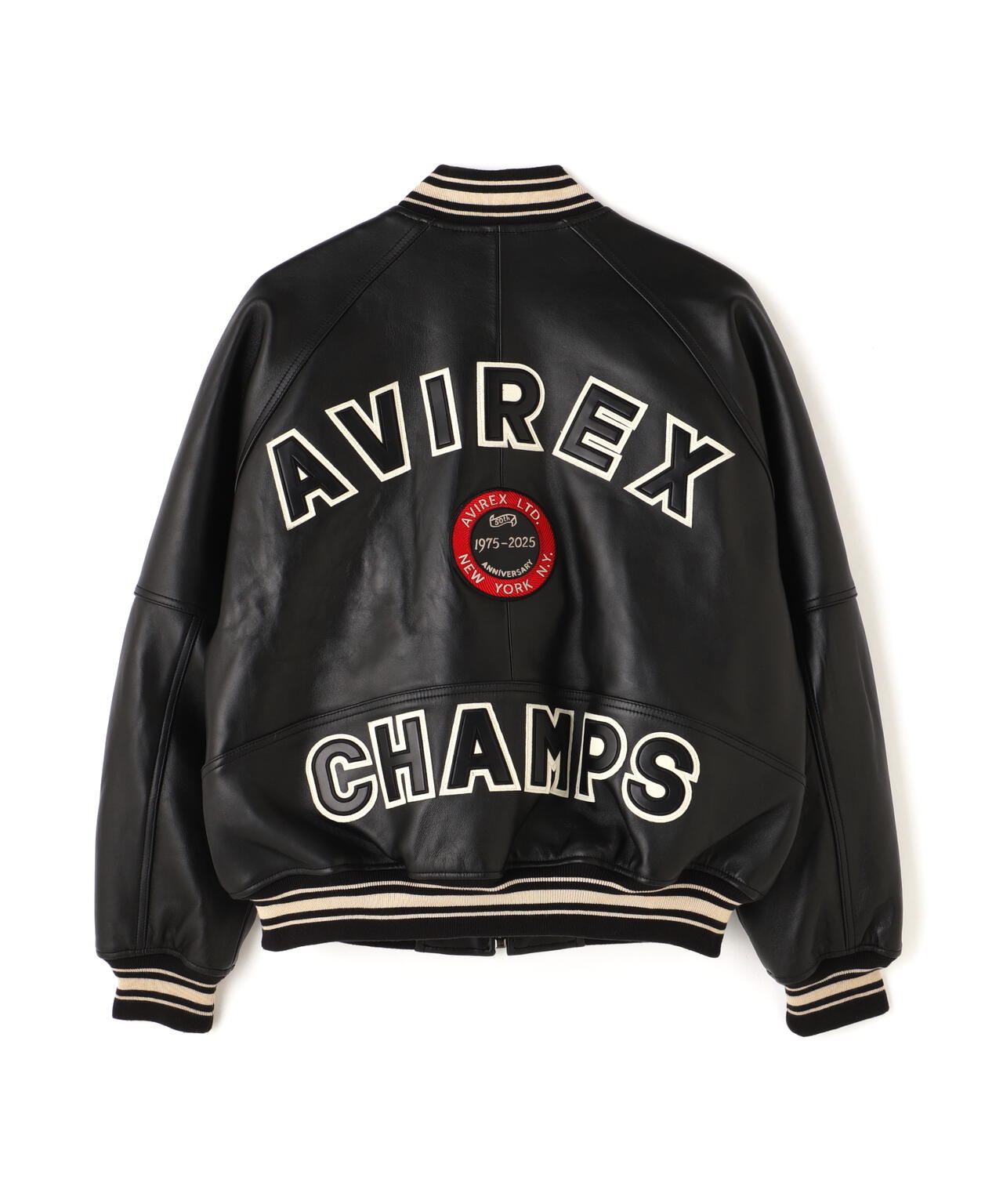 【90ｓ】AVIREX バーシティジャケット 90s avirex VARSITY JACKET バーシティ レザージャケット - メルカリ