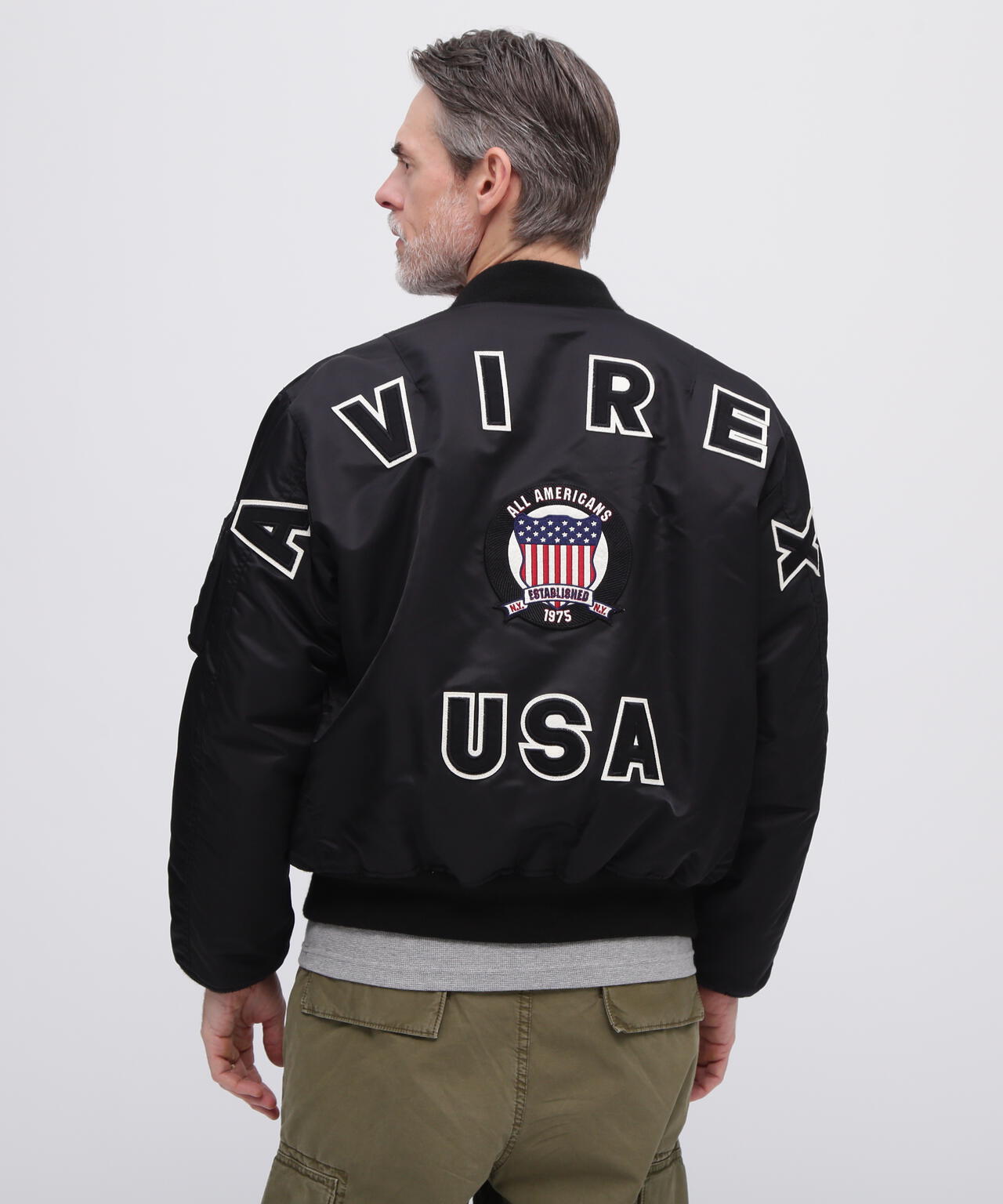 50th Anniversary》MA-1 SIGNATURE BIG LOGO / MA-1