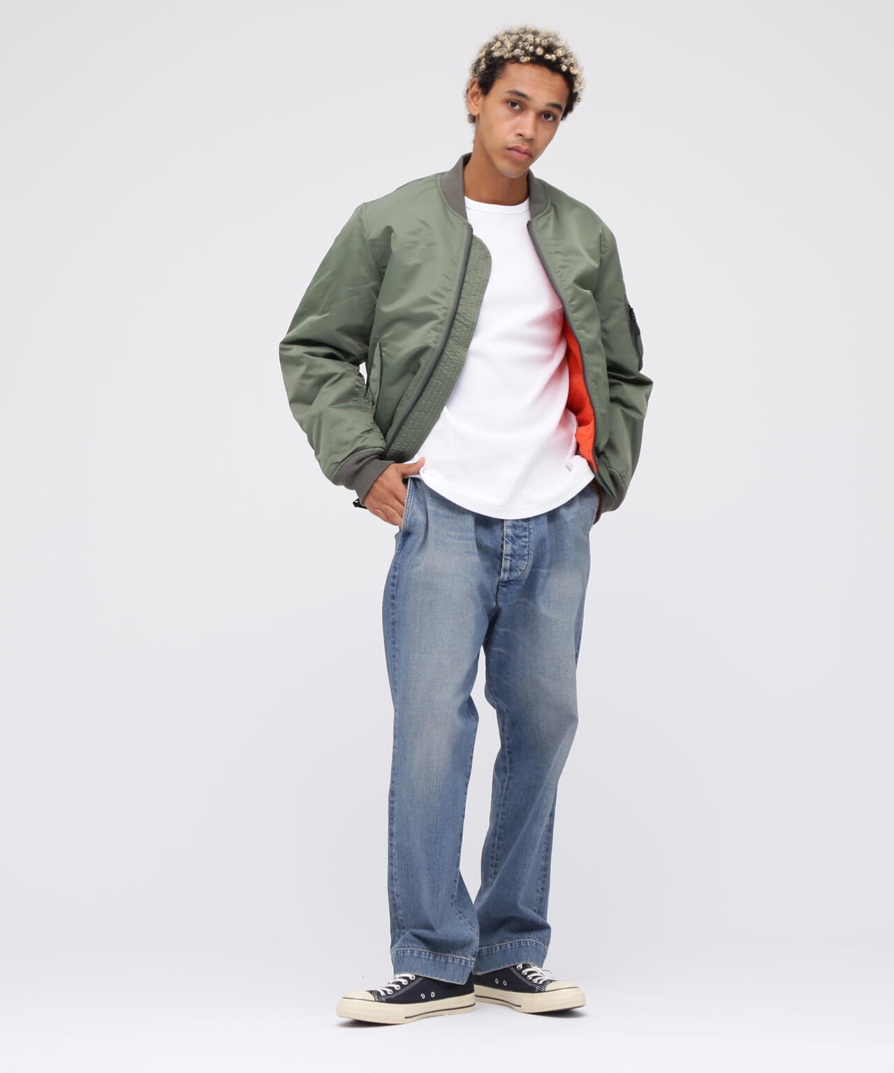 大人気モデル！AVIREX MA-1 COMMERCIAL LOGO avirex アヴィレックス ma-1 commercial logo メンズ」の人気商品一覧