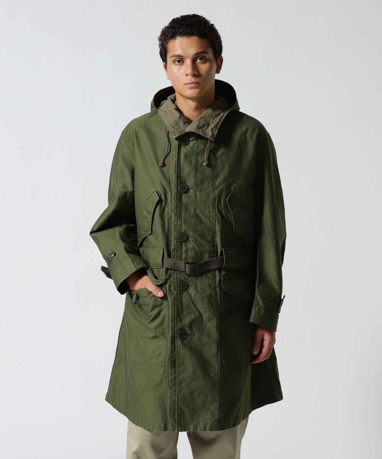 282 OLD AVIREX quilting boa coat テープ　カーキ 282 OLD AVIREX quilting boa coat テープ カーキ