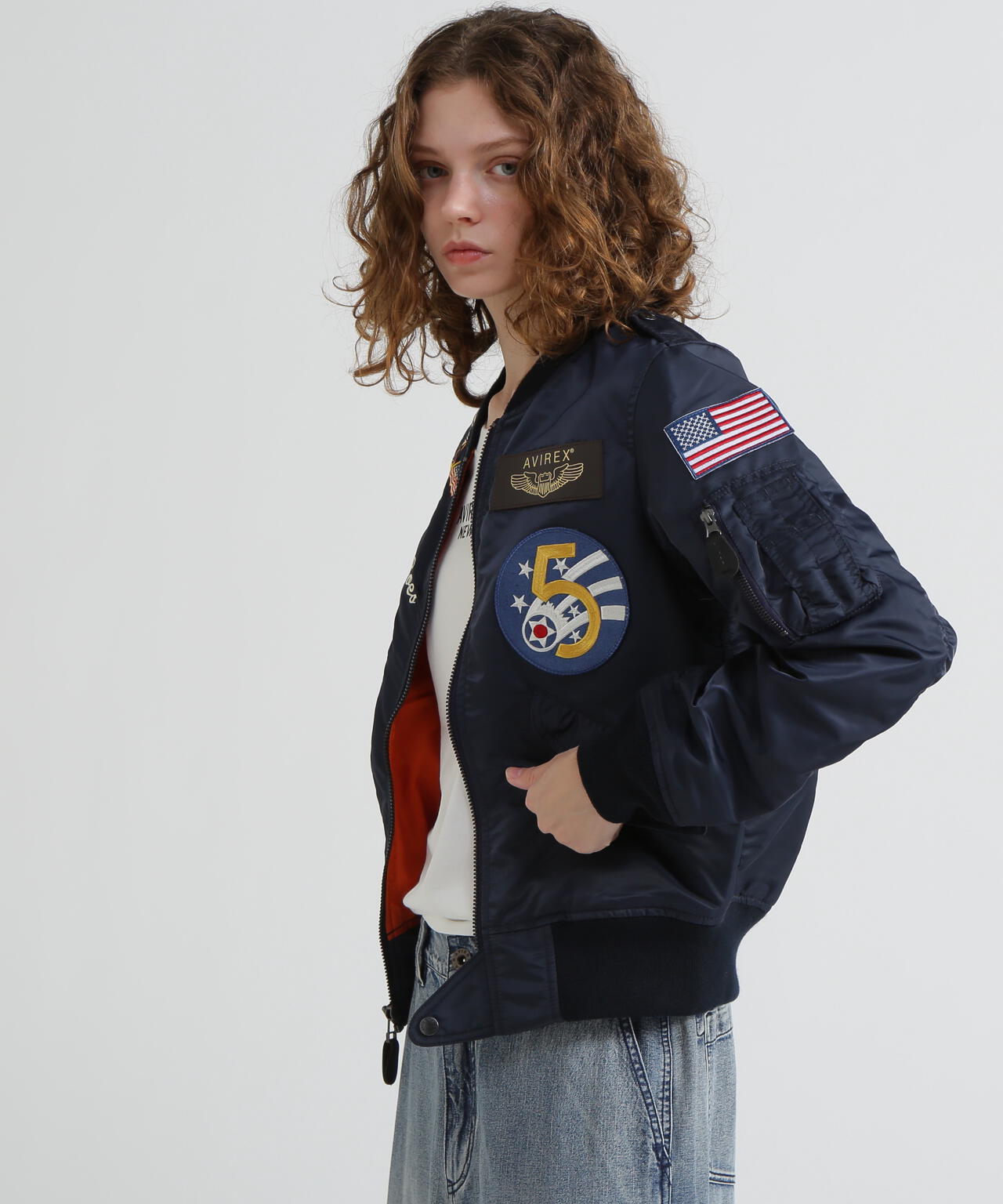 希少 L アヴィレックス L-2 5th AIRFORCE フライトジャケット WEB＆DEPOT限定》L-2 5th AIR FORCE | AVIREX（アヴィレックス