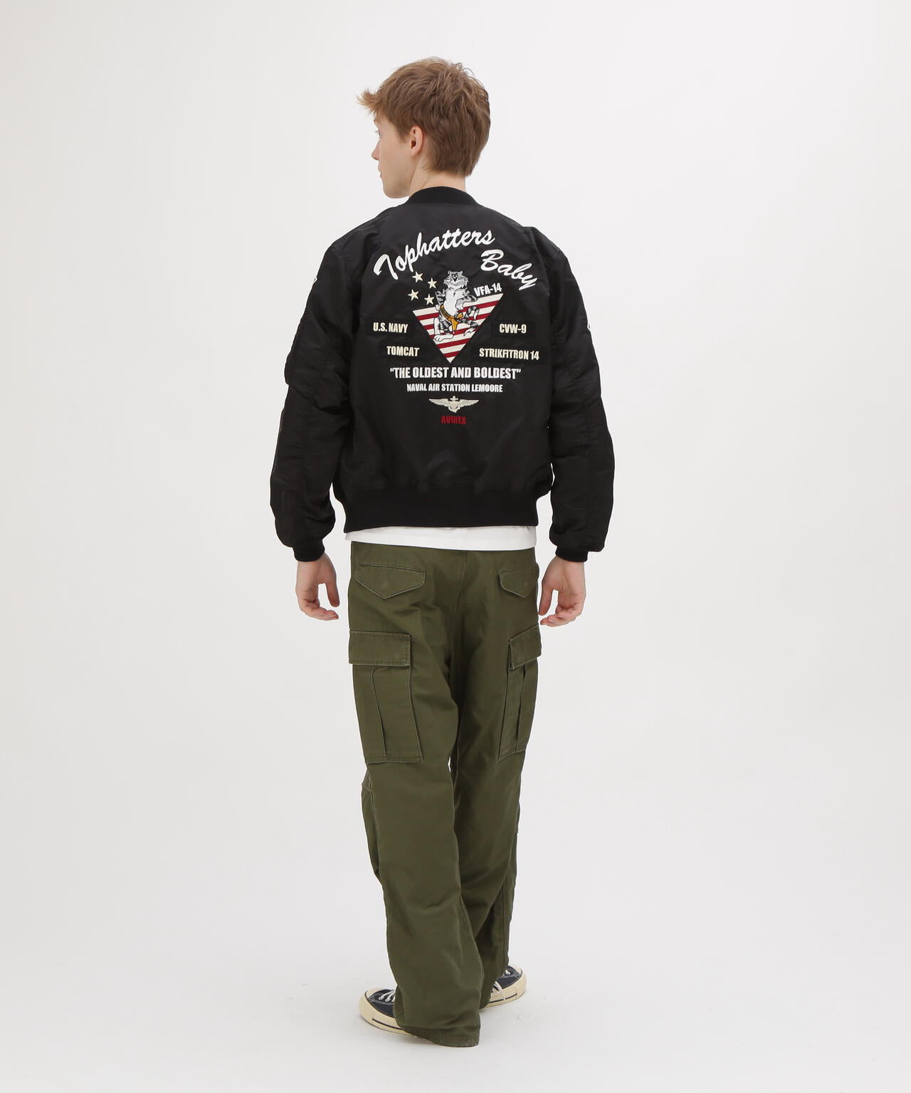 WEB&DEPOT限定》LIGHT MA-1 TOPHATTERS | AVIREX