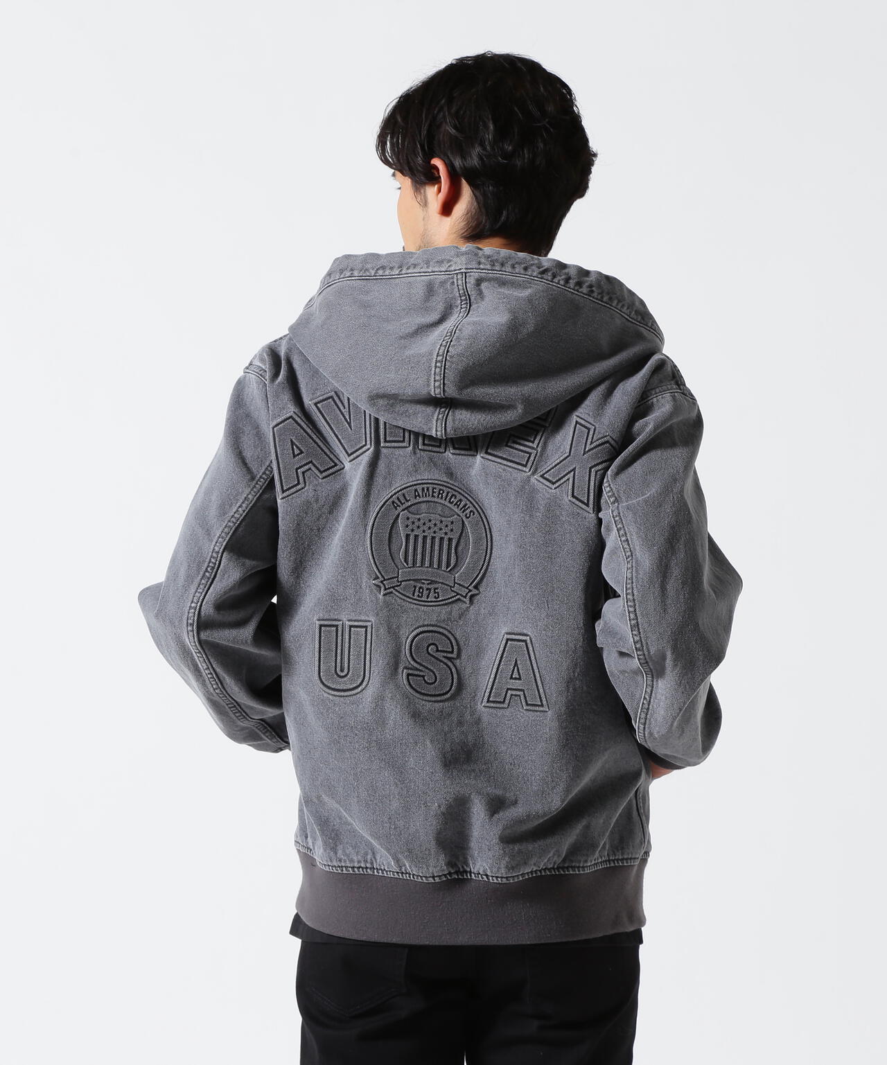 《直営店限定》DENIM SIGNATURE LOGO PARKA / デニム シグネチャーロゴ パーカー