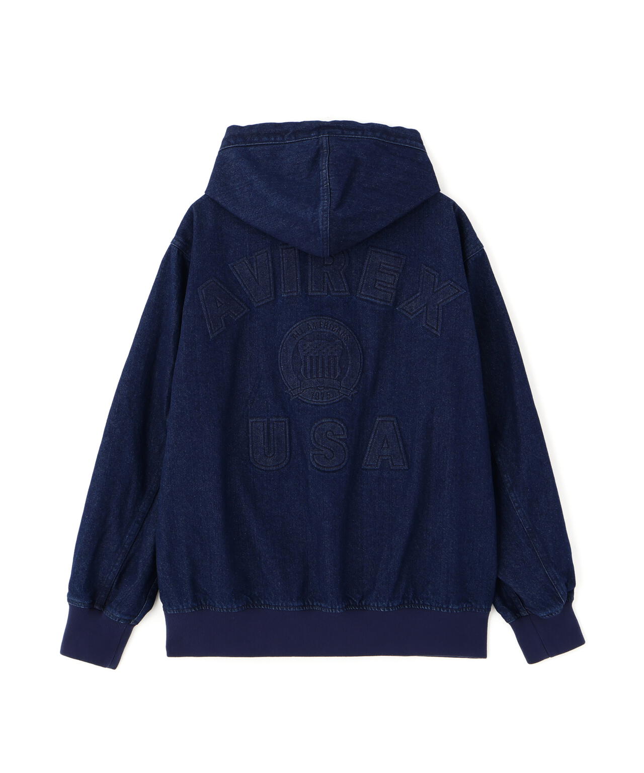 《直営店限定》DENIM SIGNATURE LOGO PARKA / デニム シグネチャーロゴ パーカー