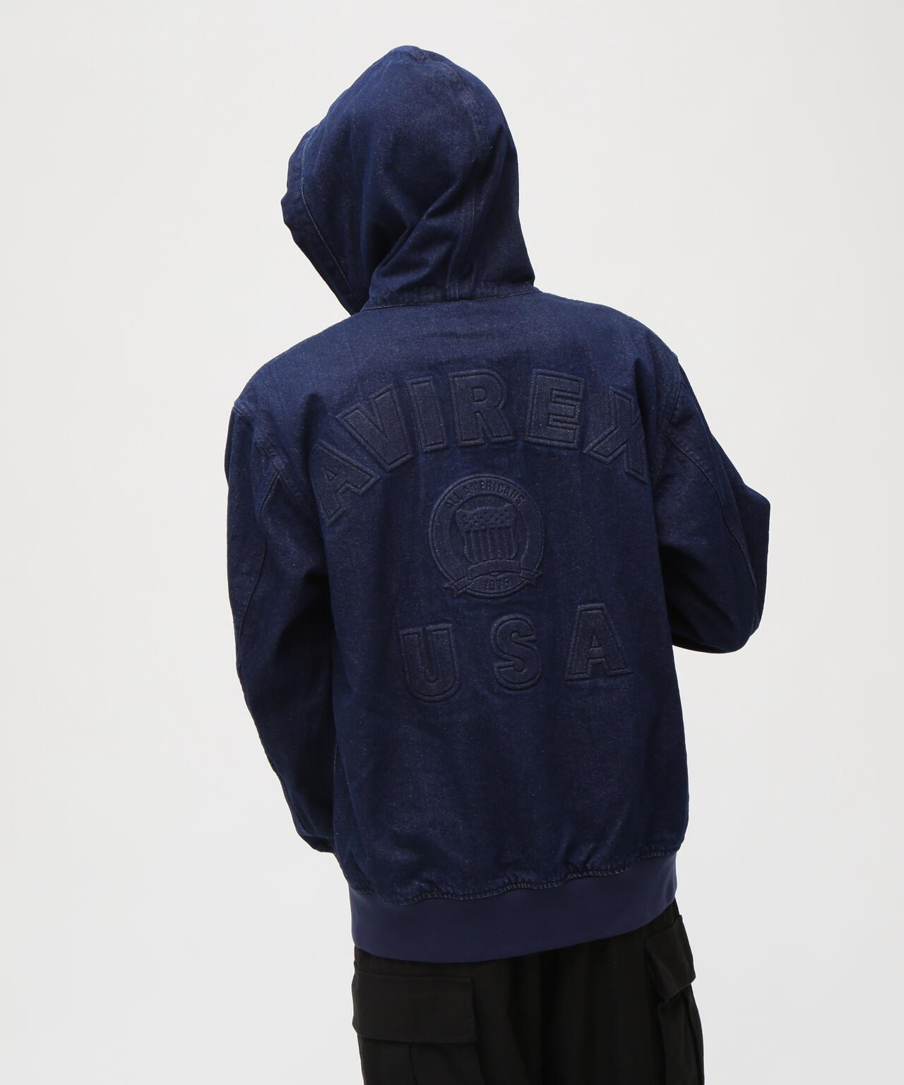 直営店限定》DENIM SIGNATURE LOGO PARKA / デニム シグネチャーロゴ