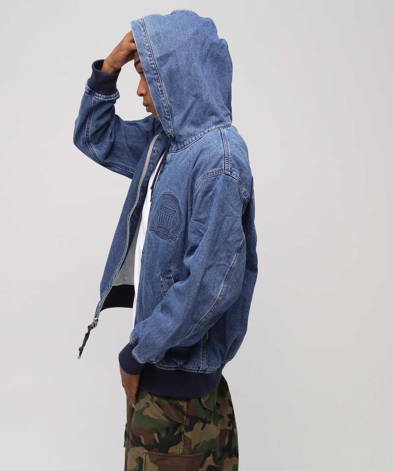 直営店限定》DENIM SIGNATURE LOGO PARKA / デニム シグネチャー