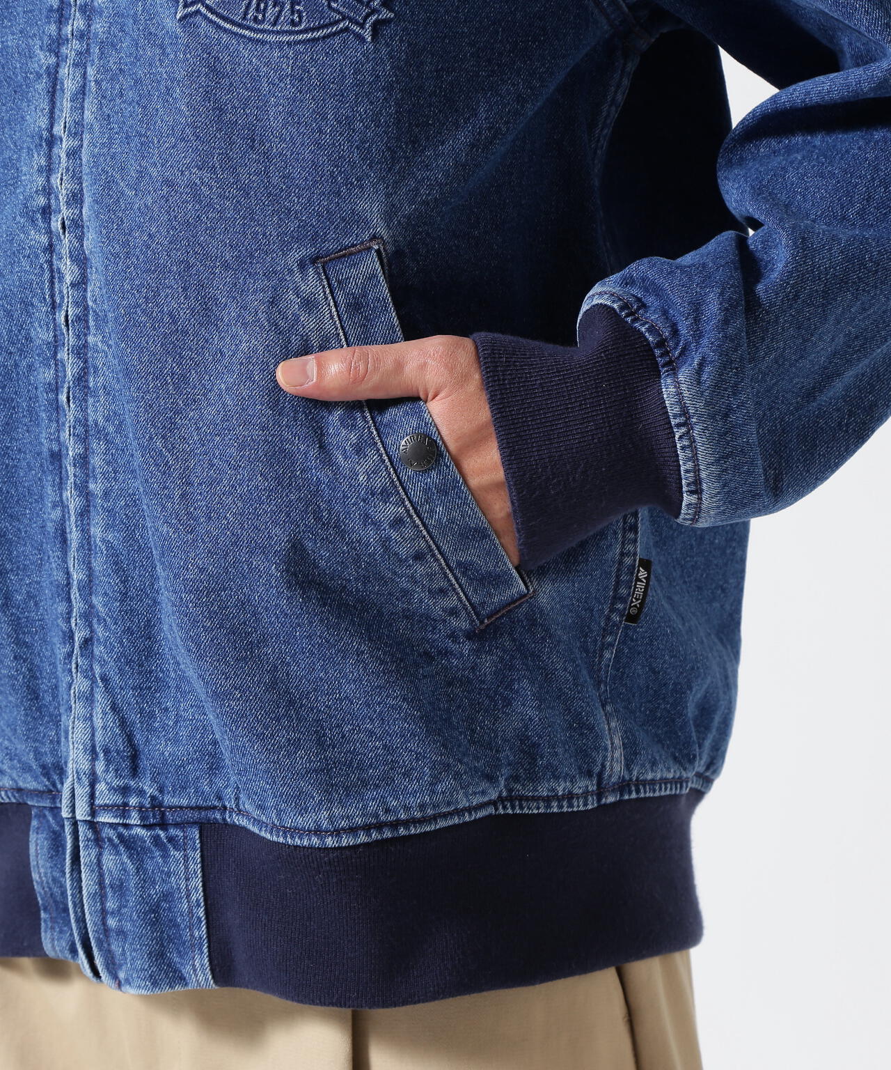 《直営店限定》DENIM SIGNATURE LOGO PARKA / デニム シグネチャーロゴ パーカー