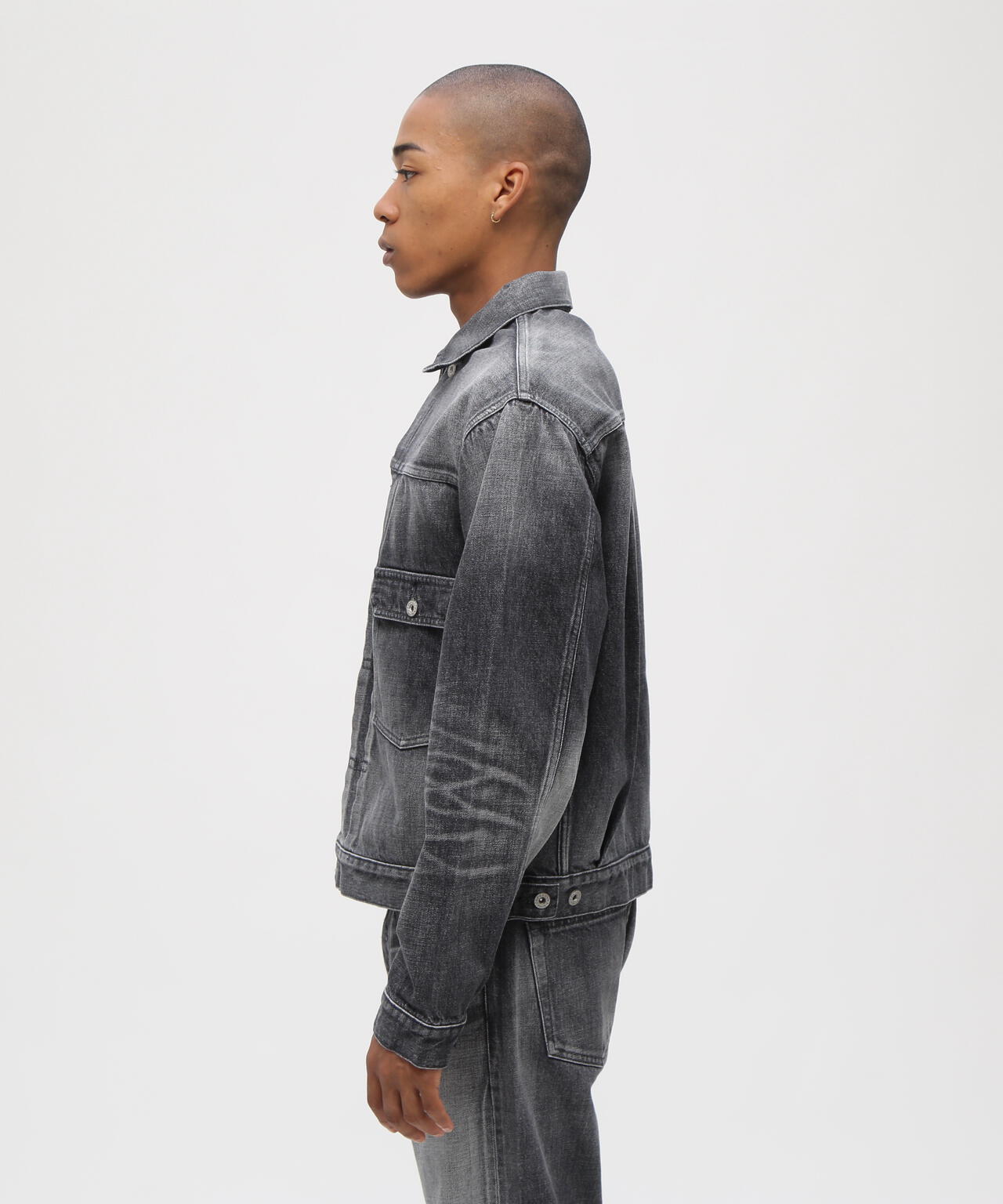 《TFQP》DENIM JACKET TYPE-2nd BLACK USED