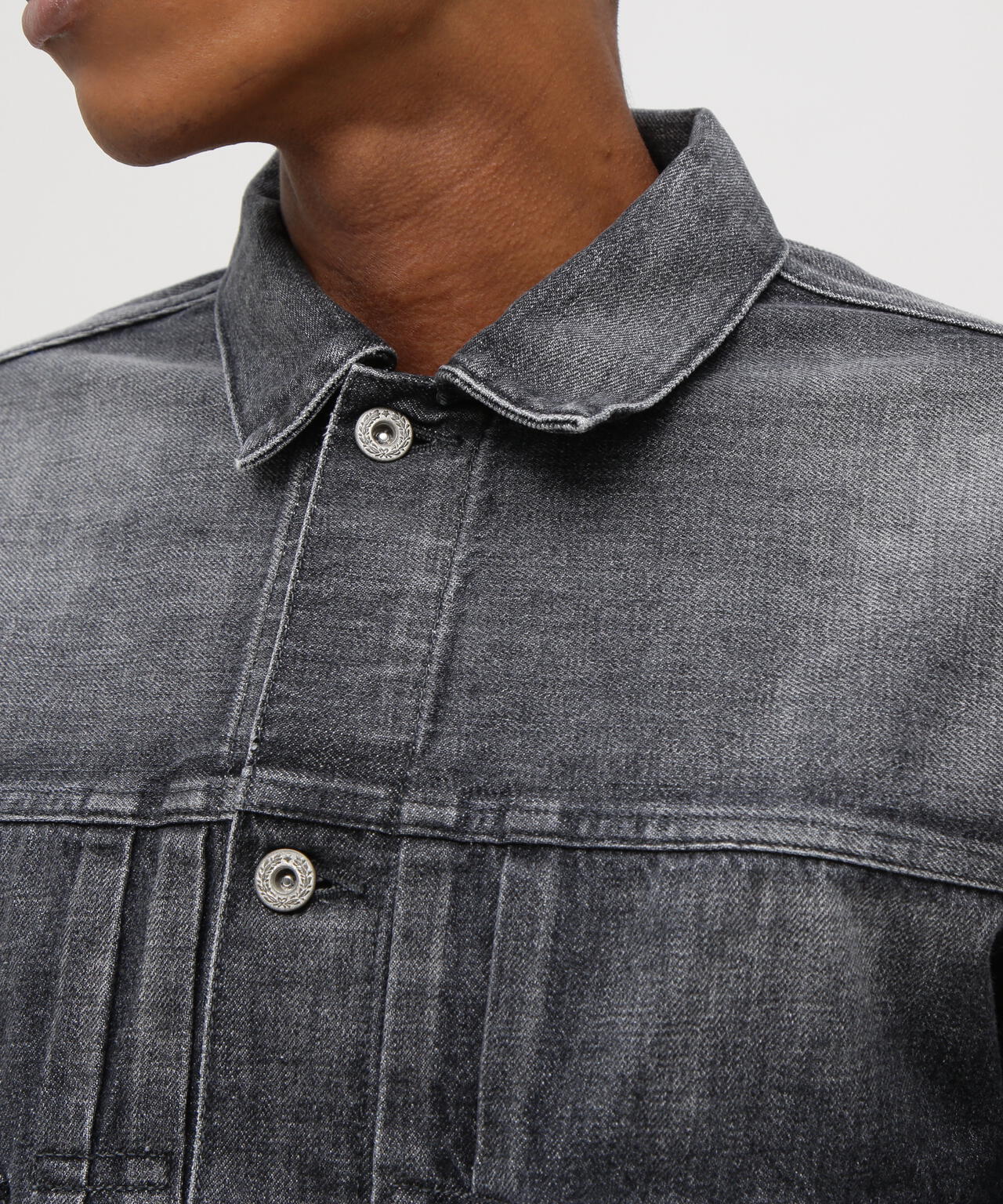 《TFQP》DENIM JACKET TYPE-2nd BLACK USED