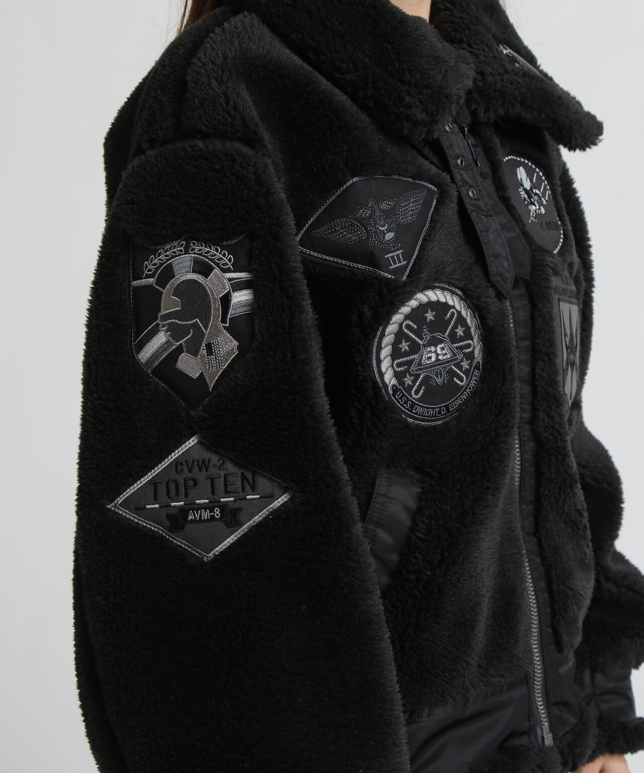 《WOMAN》RETORO BOA B-3 TOPGUN