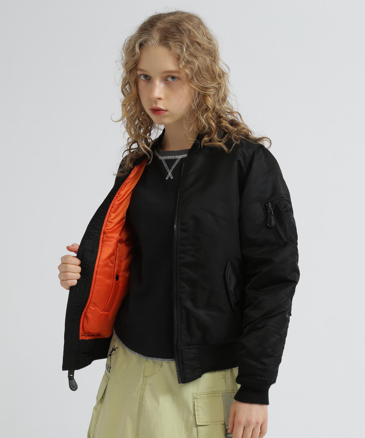 AVIREX MA-1 USA製 M WOMAN》MA-1 COMMERCIAL LOGO | AVIREX（アヴィレックス） ｜【公式