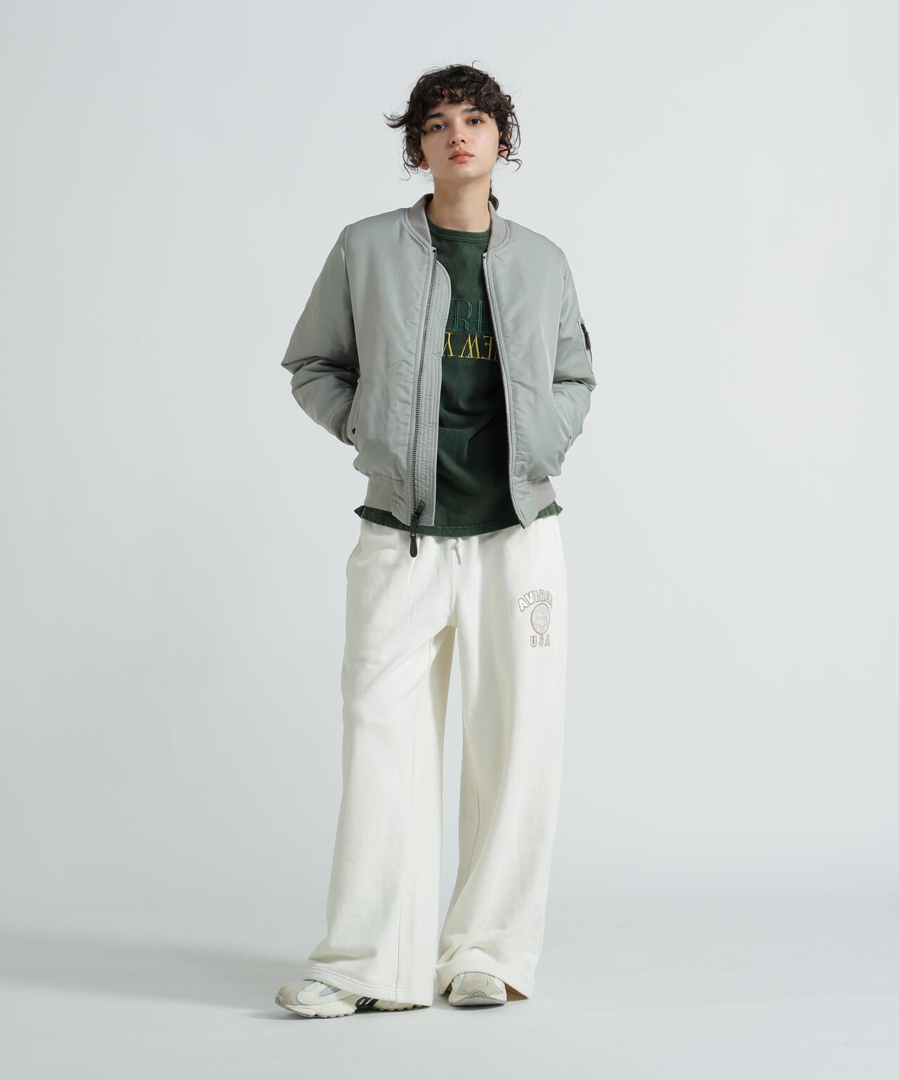 WOMAN》MA-1 COMMERCIAL LOGO | AVIREX（アヴィレックス