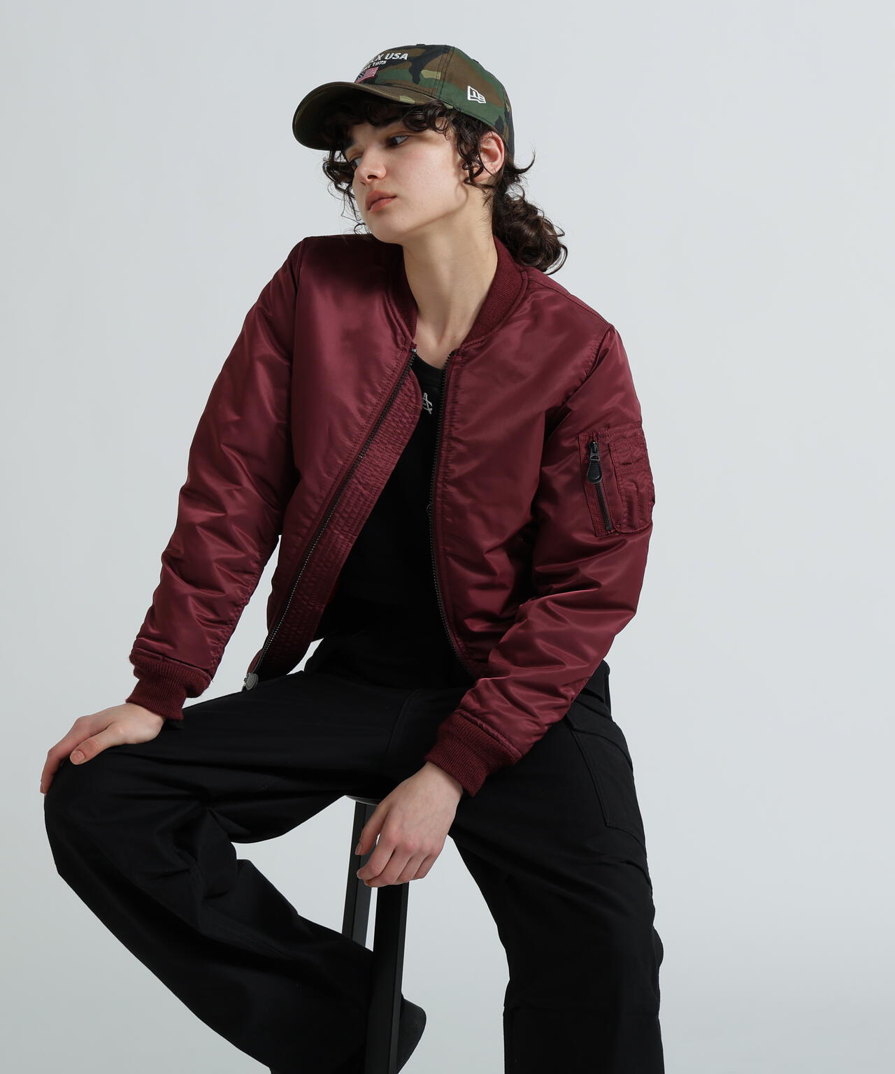 《WOMAN》MA-1 COMMERCIAL LOGO