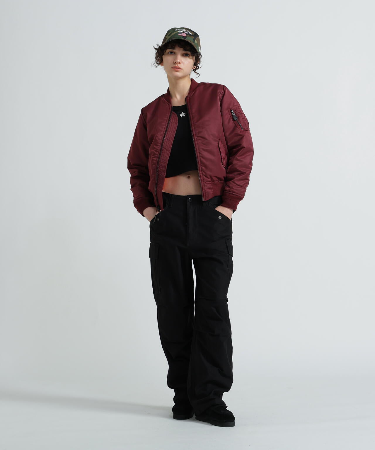 《WOMAN》MA-1 COMMERCIAL LOGO