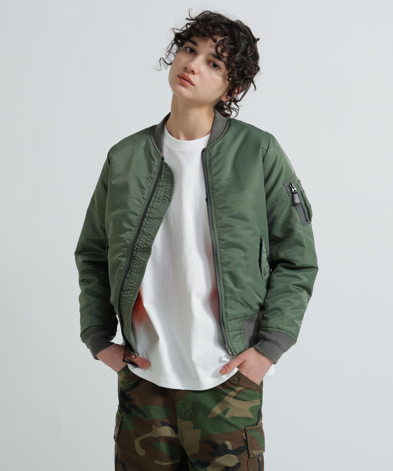 《WOMAN》MA-1 COMMERCIAL LOGO