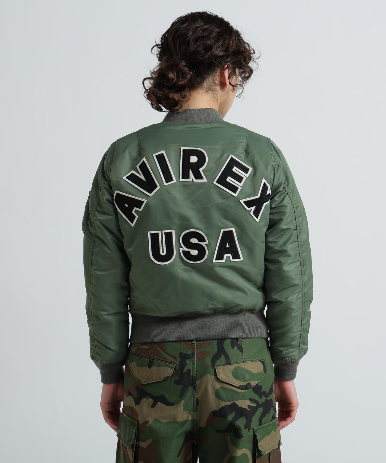 《WOMAN》MA-1 COMMERCIAL LOGO