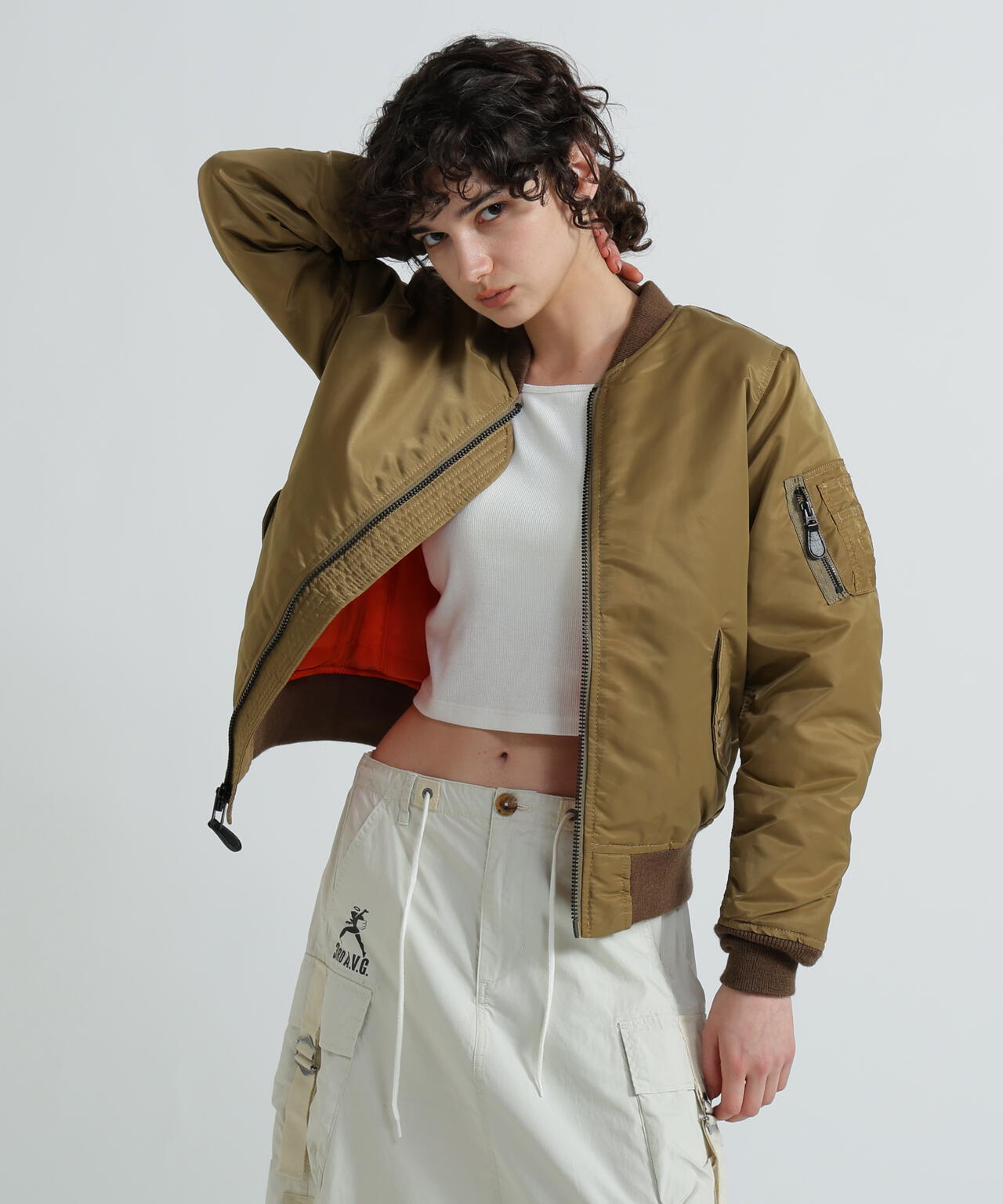 《WOMAN》MA-1 COMMERCIAL LOGO