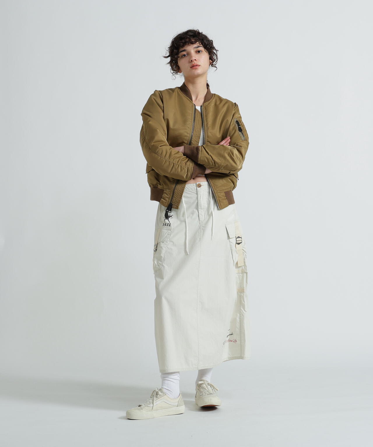 《WOMAN》MA-1 COMMERCIAL LOGO