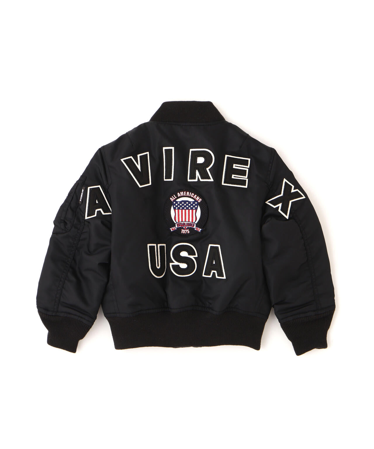 KIDS/50th Anniversary》MA-1 SIGNATURE BIG LOGO | AVIREX