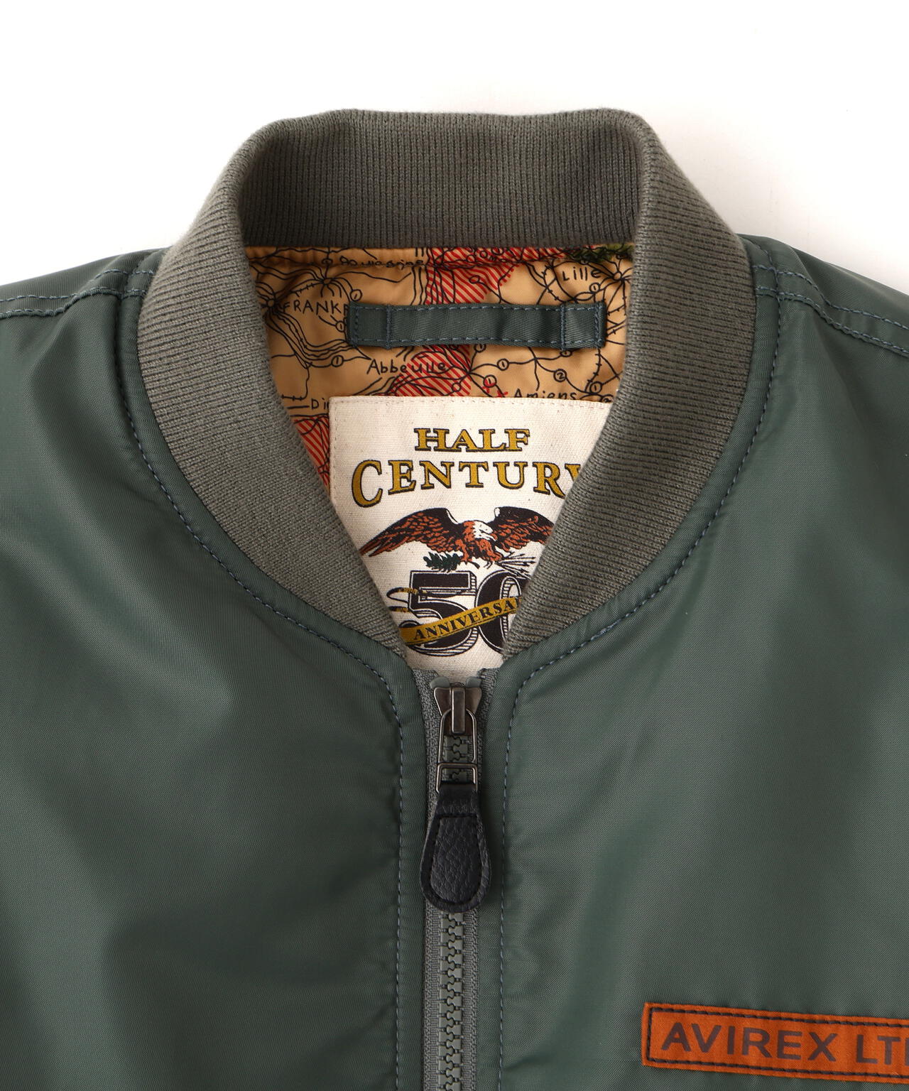 KIDS/50th Anniversary》MA-1 SIGNATURE BIG LOGO | AVIREX
