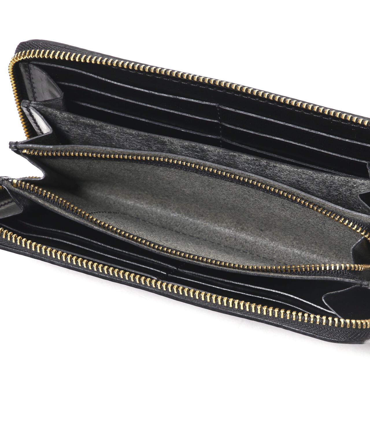 AVIREX / HORWEEN》SHELL CORDOVAN ROUND ZIPPER LONG WALLET