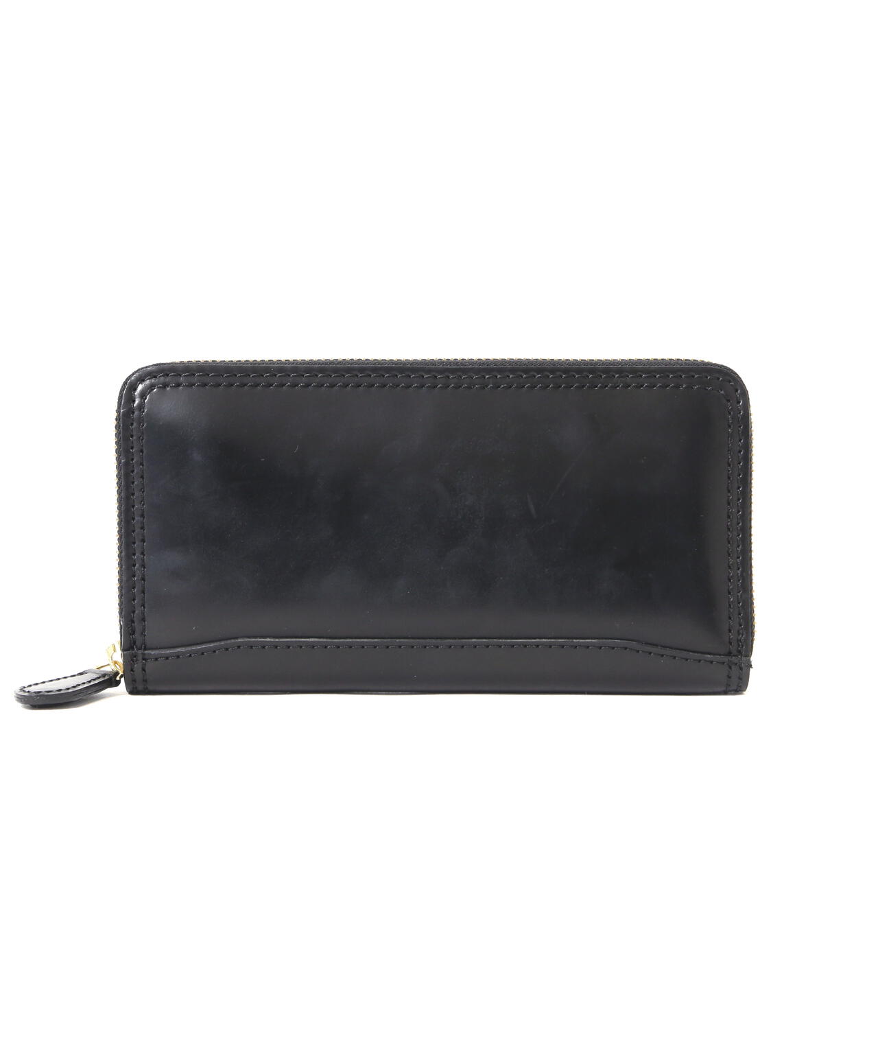 AVIREX / HORWEEN》SHELL CORDOVAN ROUND ZIPPER LONG WALLET