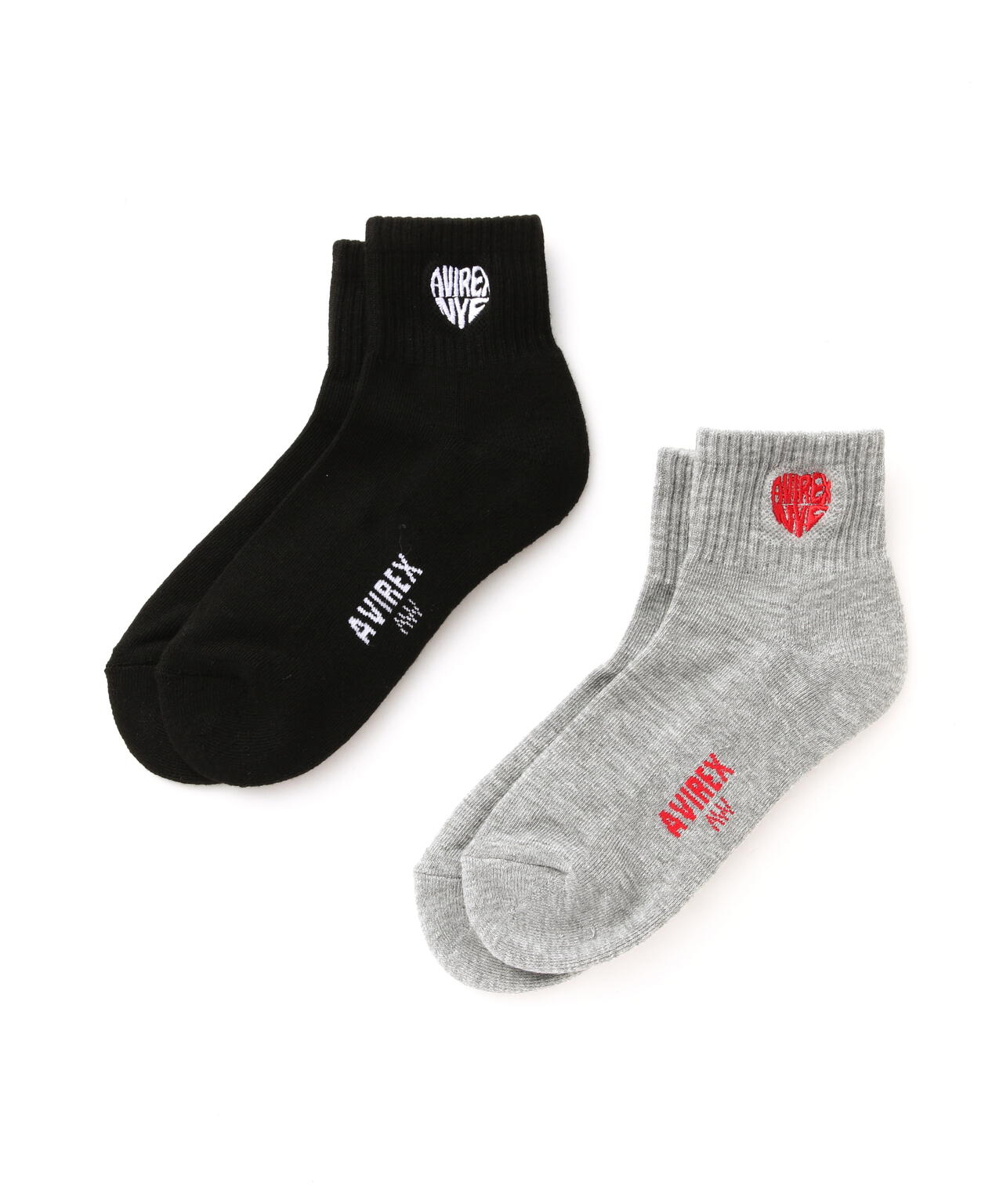 HEART SHORT LOGO SOCKS/ハートショートロゴソックス | AVIREX