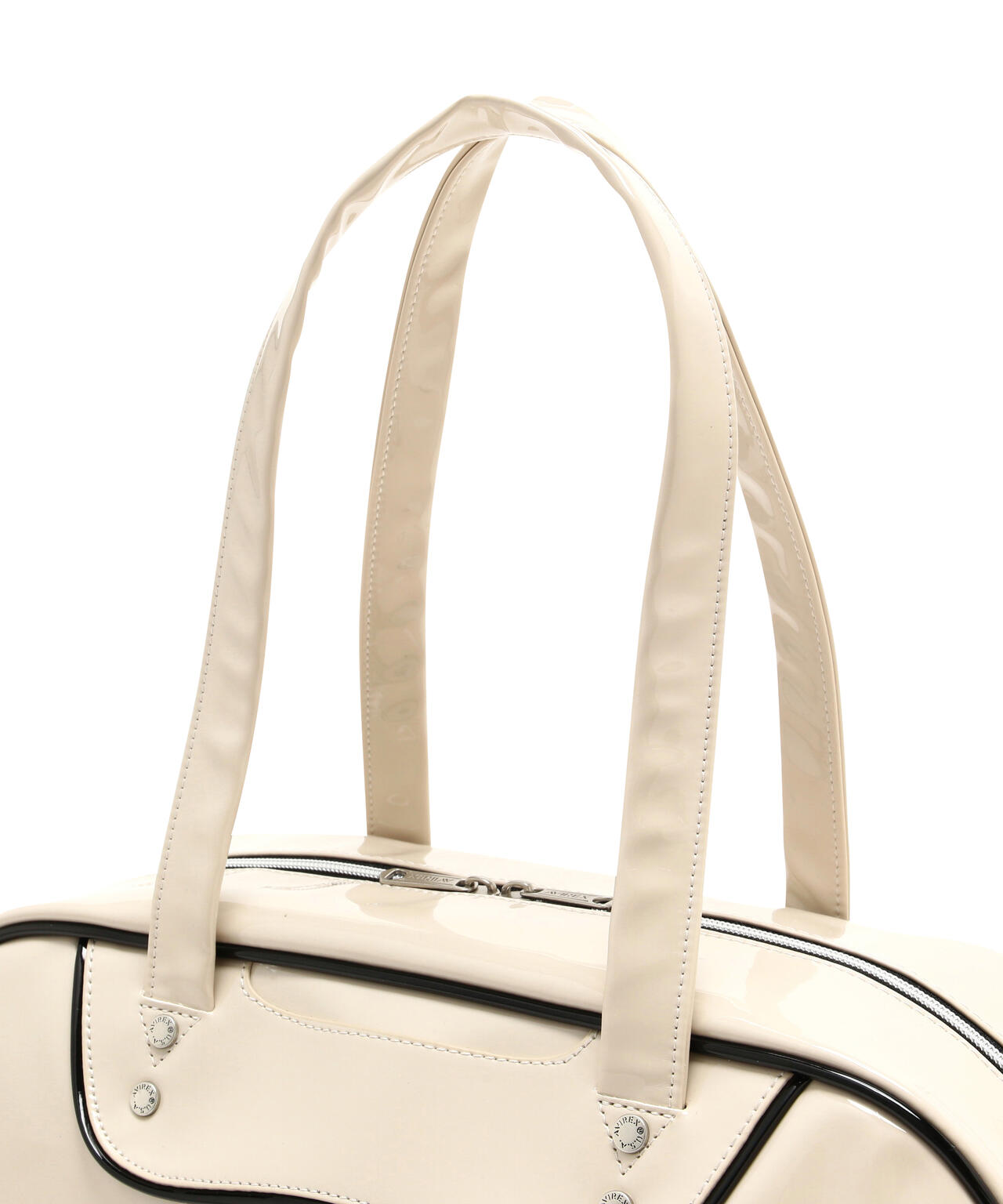 WEB&DEPOT限定》ENAMEL BOSTON BAG/エナメルボストンバッグ