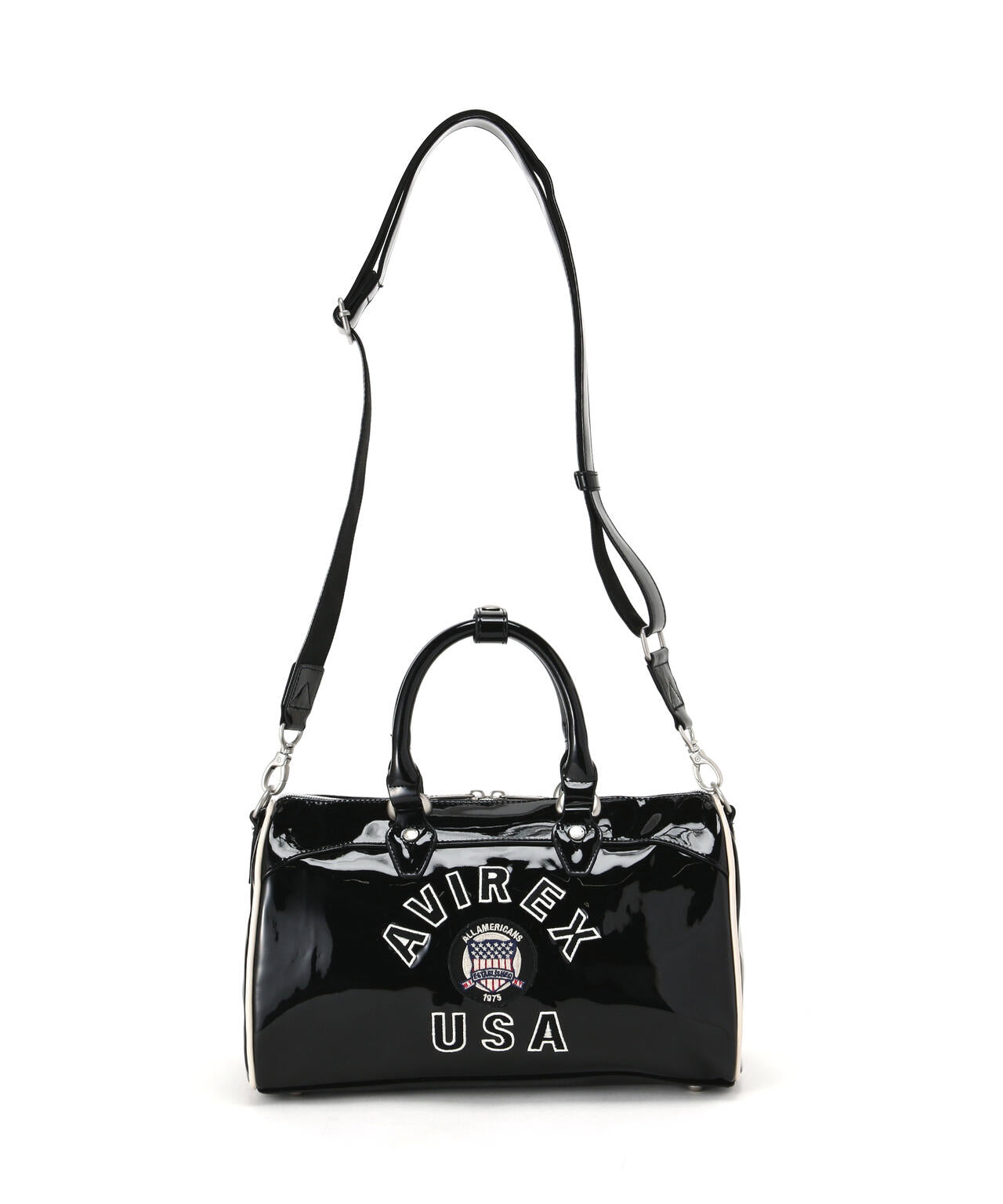 WEB&DEPOT限定》ENAMEL MINI DUFFLE BAG/エナメルミニダッフルバッグ