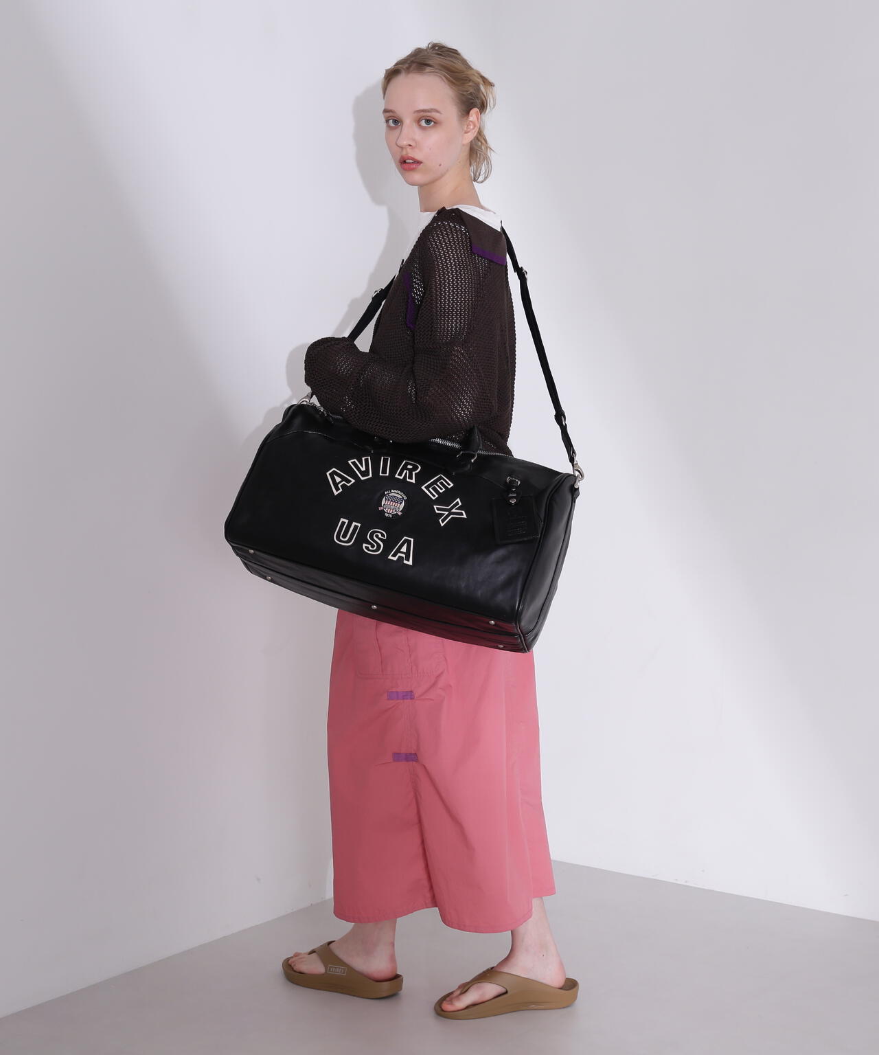《直営店別注》VARSITY DUFFLE BAG