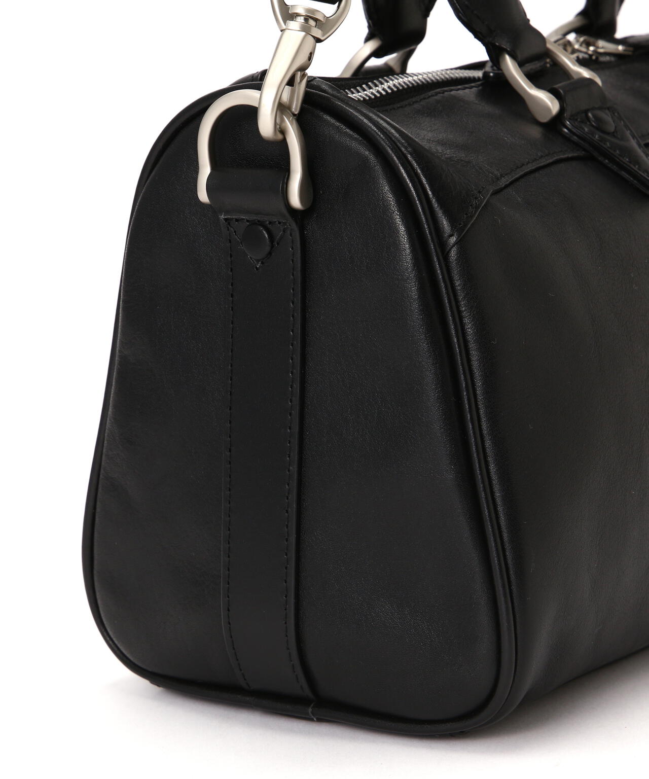 ミニダッフルバッグ 直営店別注》VARSITY LEATHER MINI DUFFLE BAG / バーシティレザー