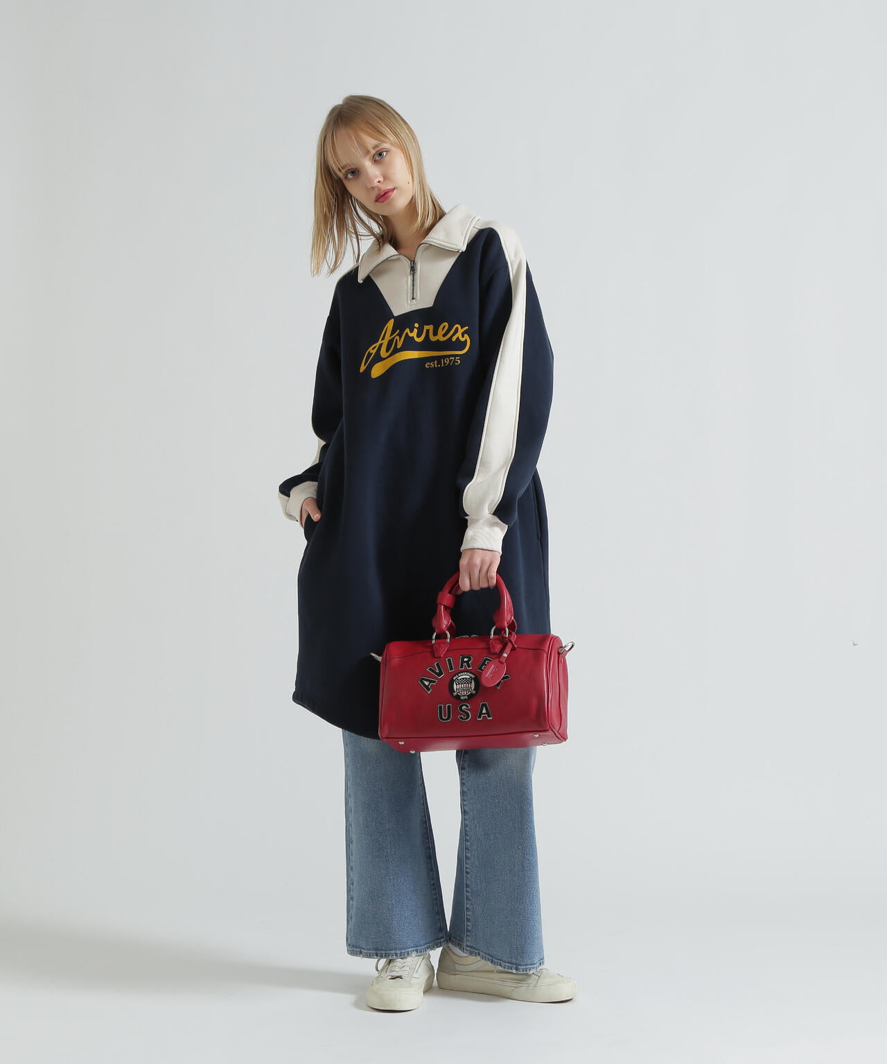 VARSITY MINI DUFFLE BAG/バーシティーミニダッフルバッグ | AVIREX