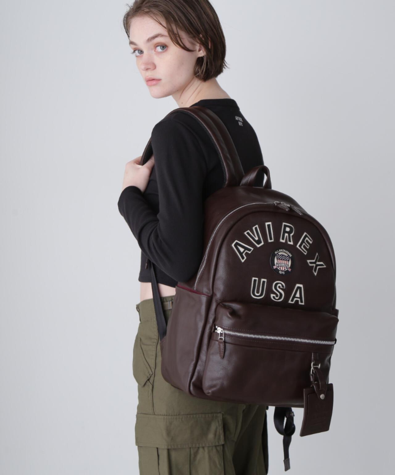 VARSITY LEATHER DAYPACK / AVX5628 | AVIREX（アヴィレックス