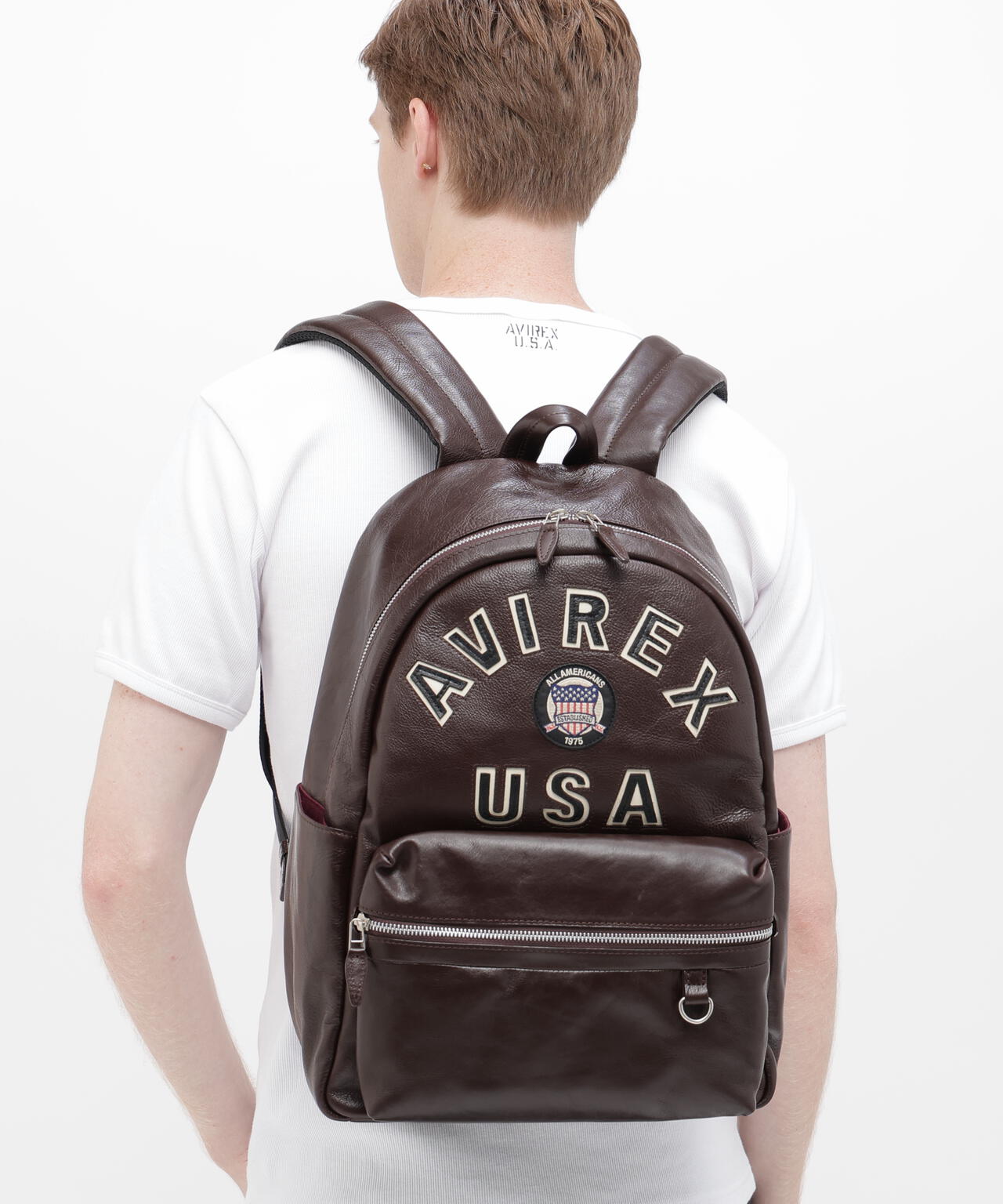 VARSITY LEATHER DAYPACK / AVX5628