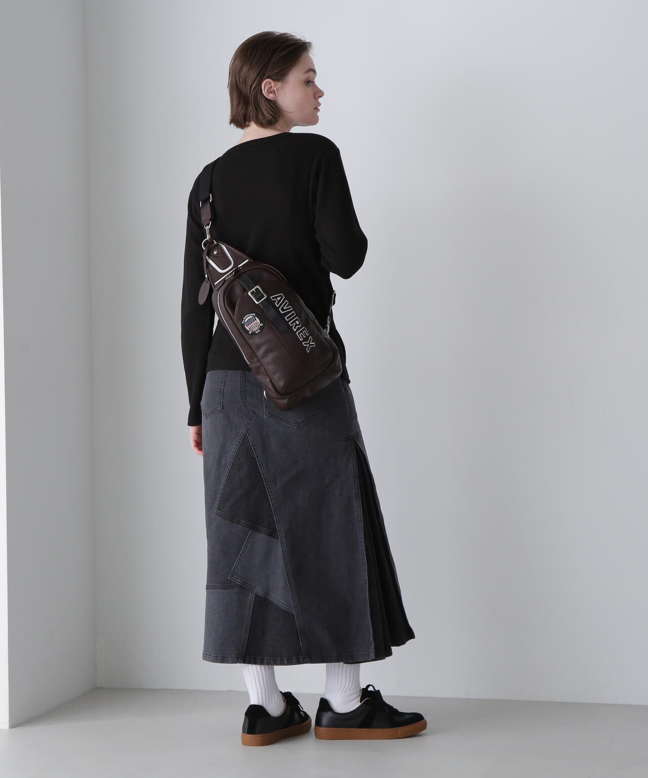 VARSITY LEATHER ONE SHOULDER BAG / AVX5629 | AVIREX