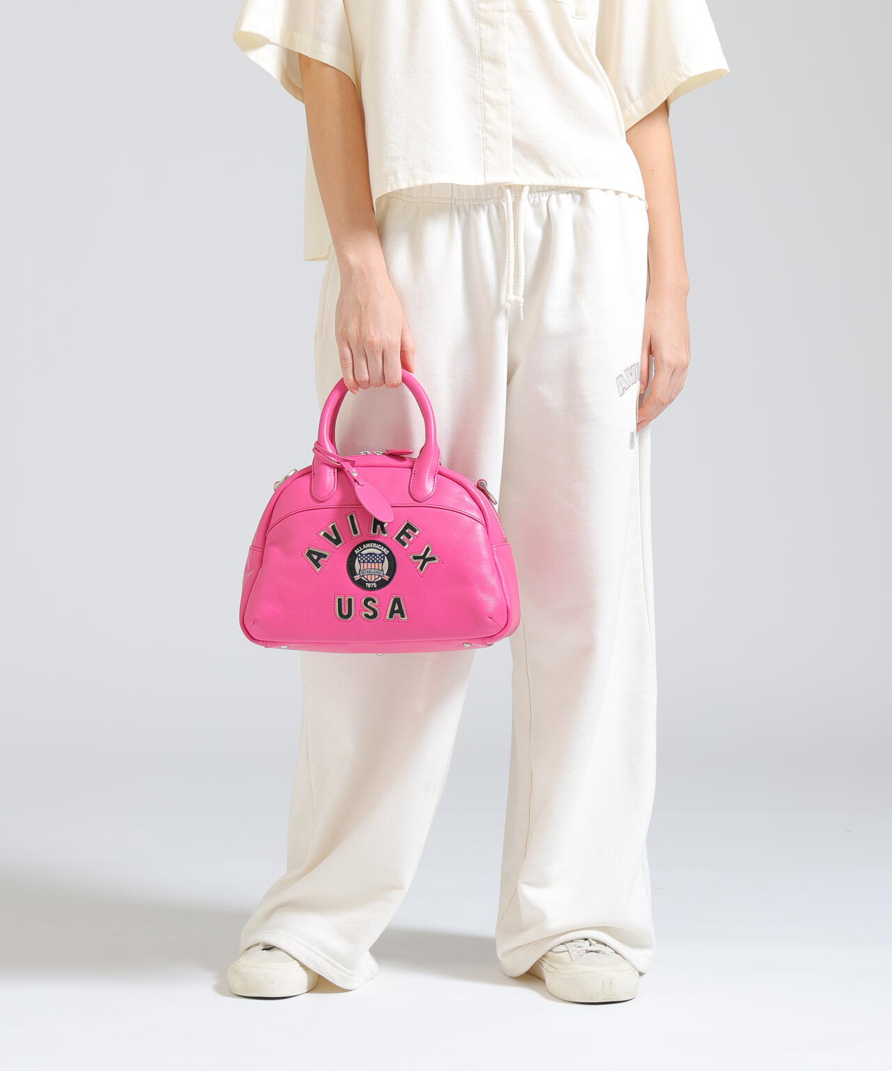 VARSITY LEATHER MINI-BOSTON BAG / AVX5625 | AVIREX（アヴィレックス