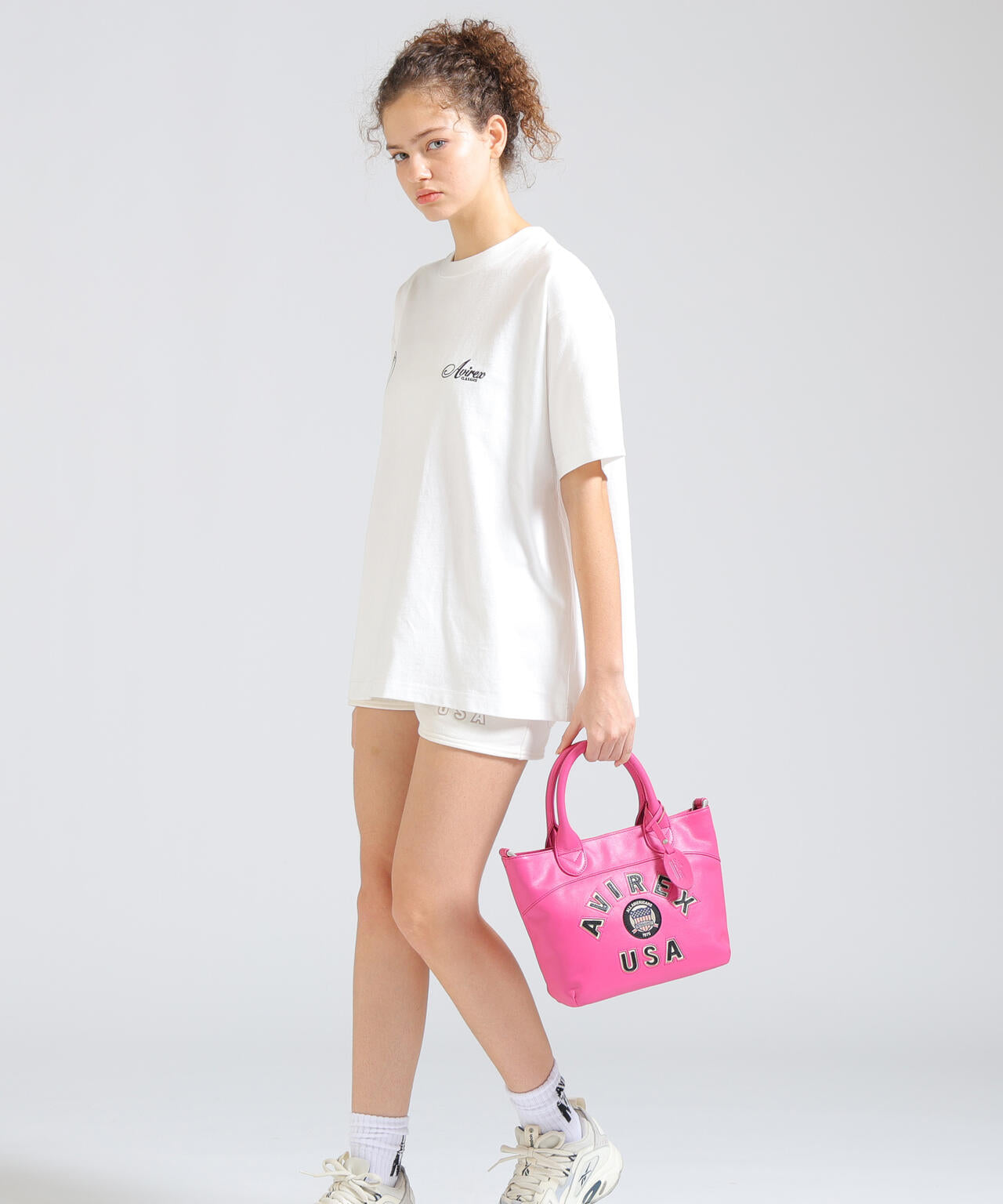VARSITY LEATHER MINI TOTE BAG / AVX5626 | AVIREX（アヴィレックス