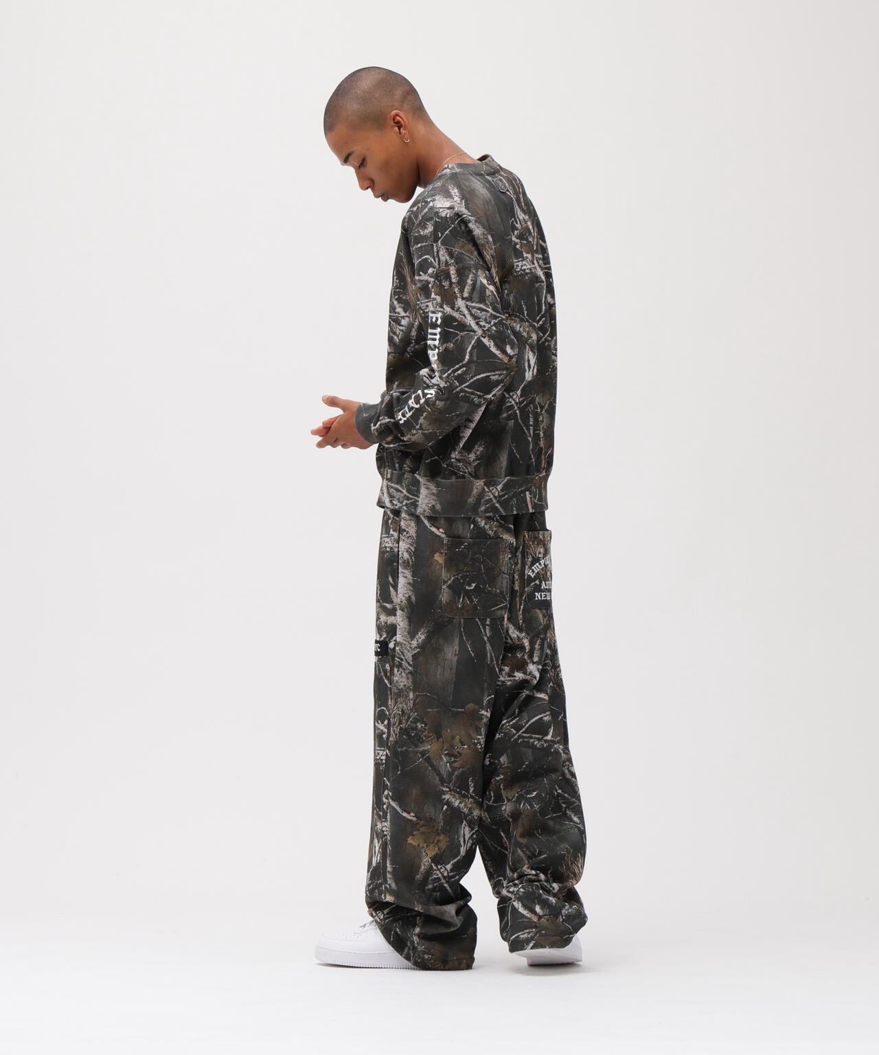 SWEAT PAINTER PANTS ”REAL TREE CAMO”