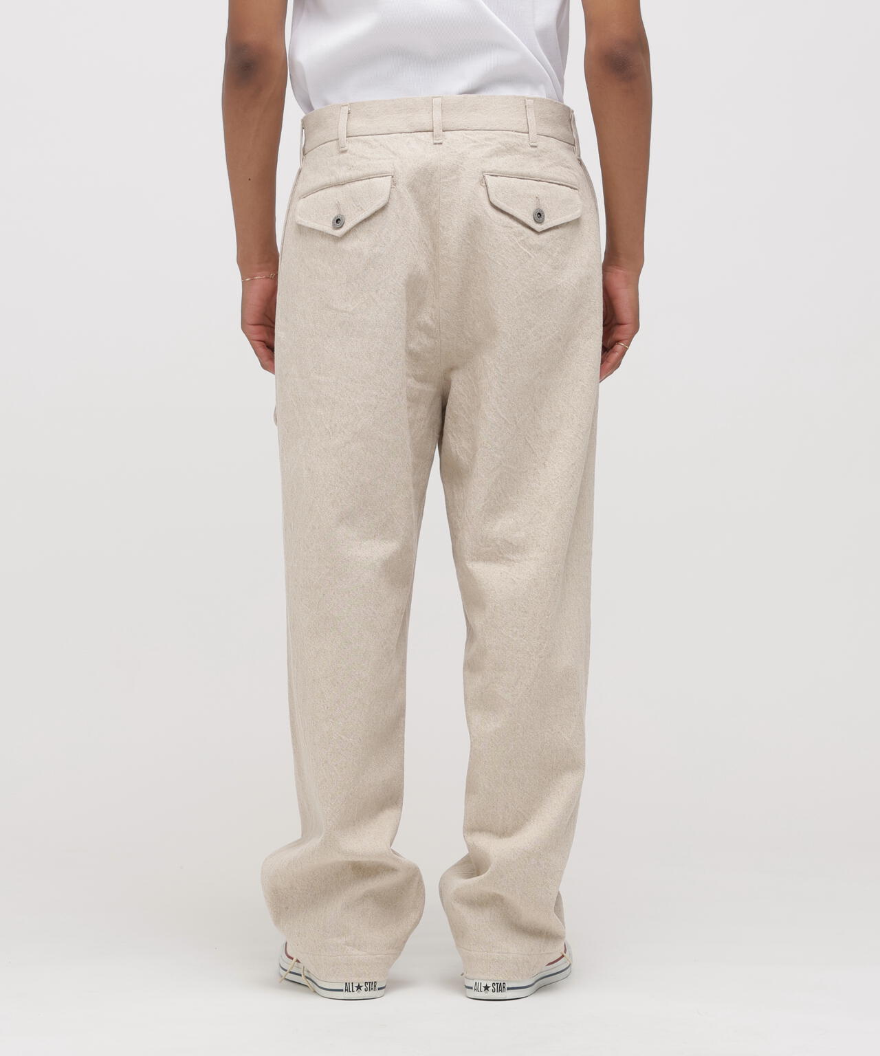 ☆TFQP by HANDROOM LINEN GABARDINE MECHANIC PANT | AVIREX