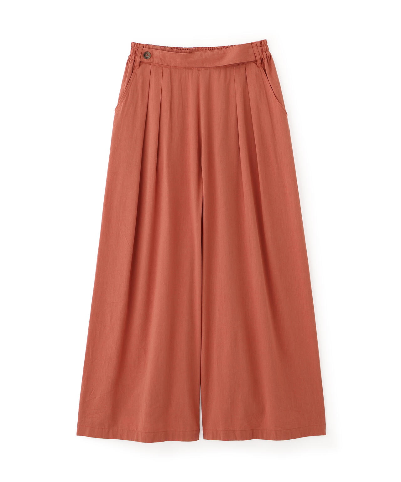 DESIGN BELT TUCK DETAIL PANTS