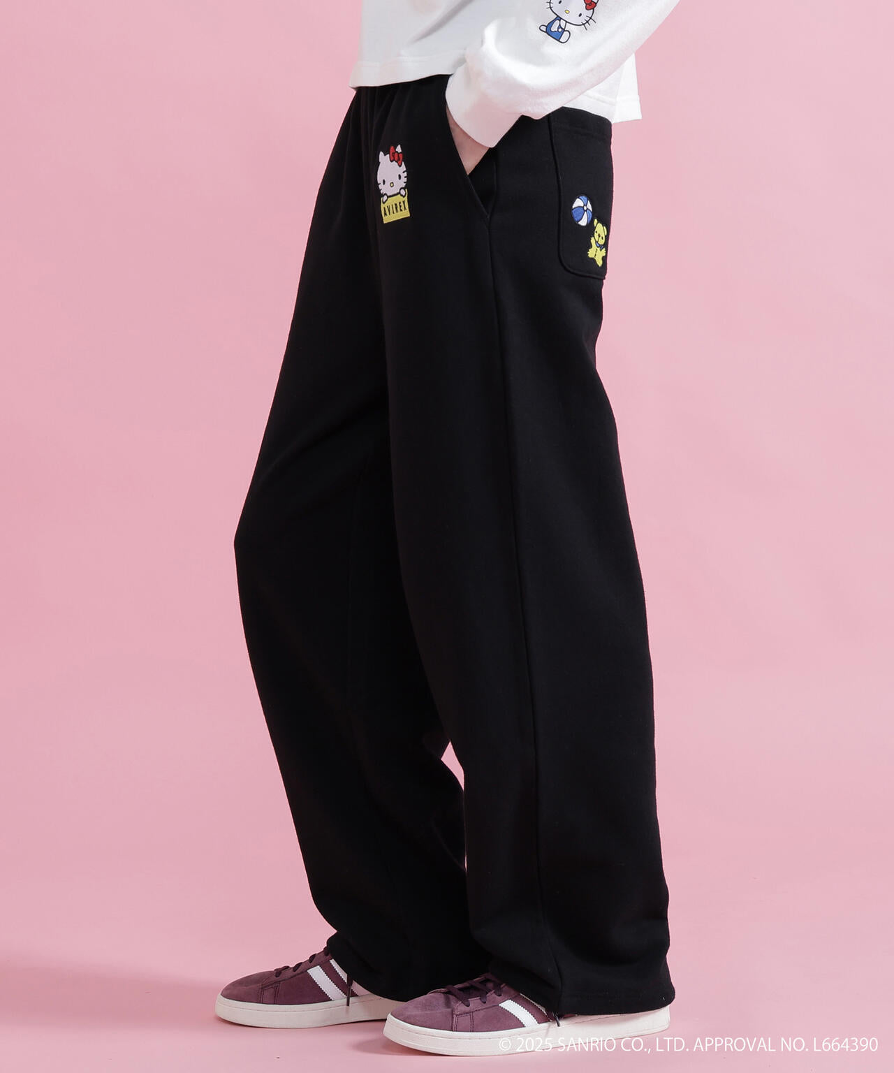 《AVIREX×HELLO KITTY》SWEAT PANTS